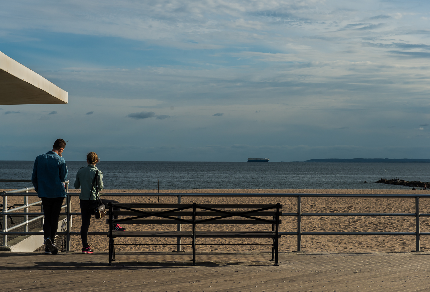 Coney Island - Taking in the view