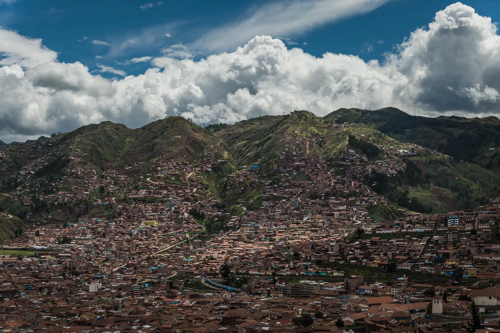 View of Cusco from Saksaywaman