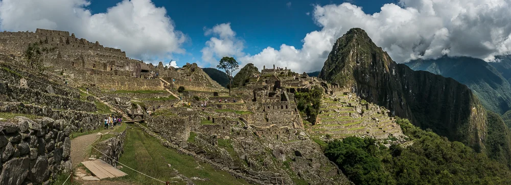 This view, still showing the central staircase between the terraces and the Urban Sector, gives a view of the lower part of the Citadel. Here we see the section where the common people would have lived. In the forefront, we would have the Prisoner's Area, the Industrial Zone, and the Factories Area. In the background section, we can see the Sacred area of the Citadel.