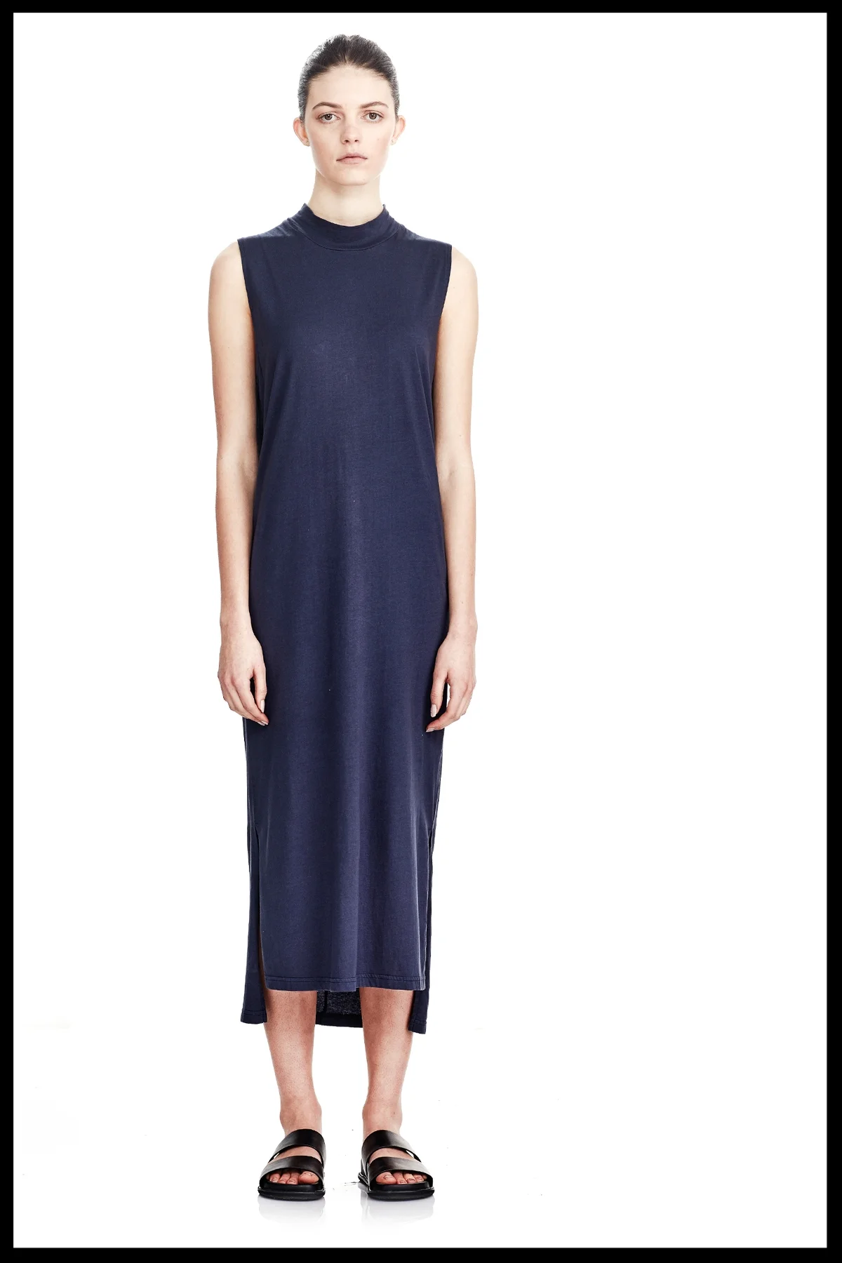 Commoners High Neck Tank Dress - Denim