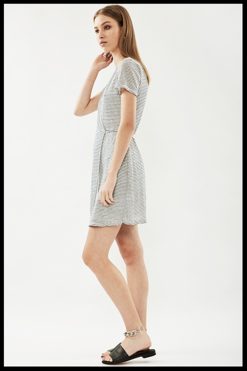 Horizon mini Wrap Dress Stripe 4..jpg