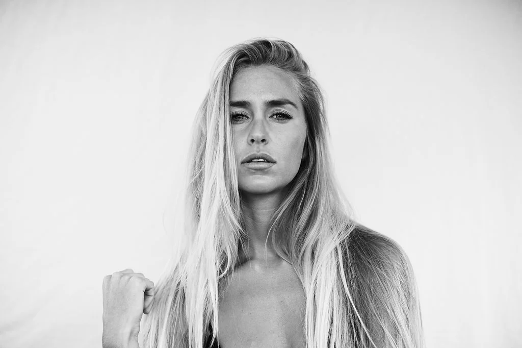 Catie wears Commoner New Zealand - V Neck Silk Slip Dress
