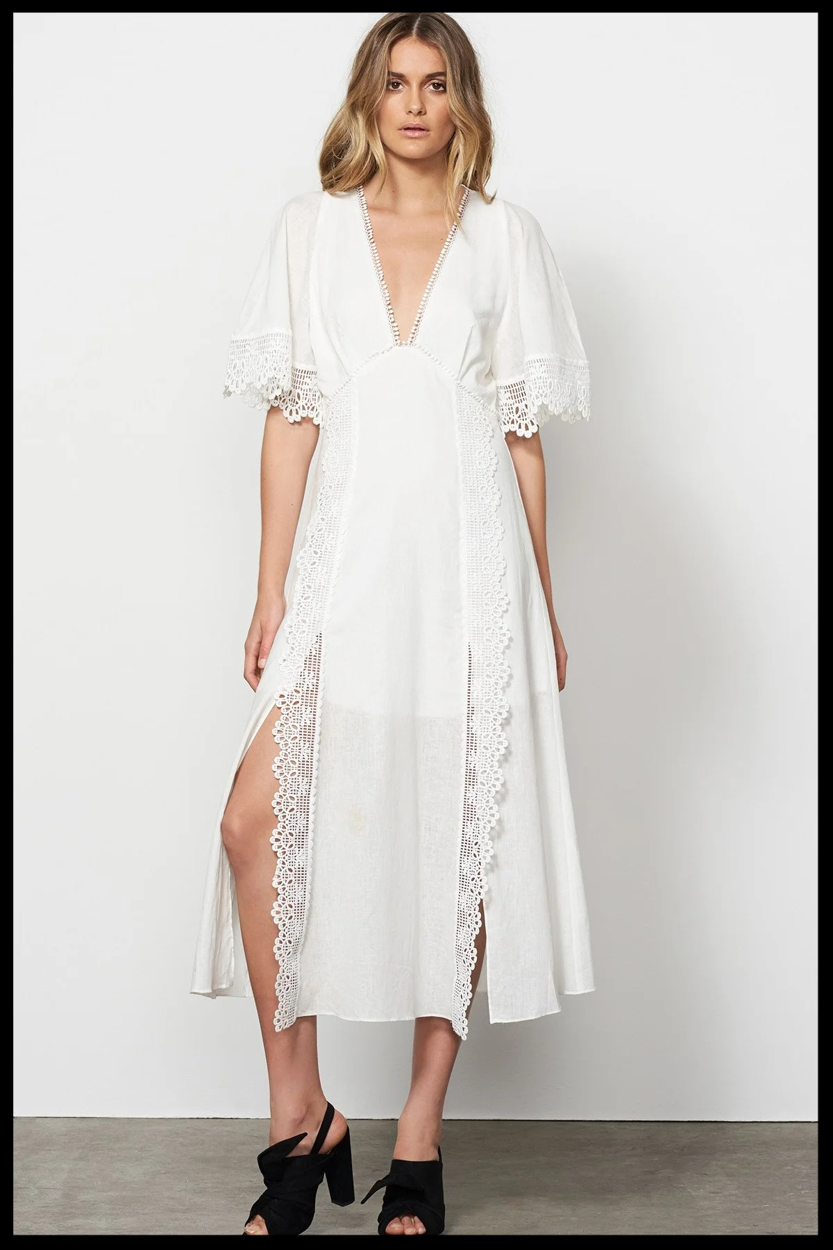 stevie may delilah midi dress