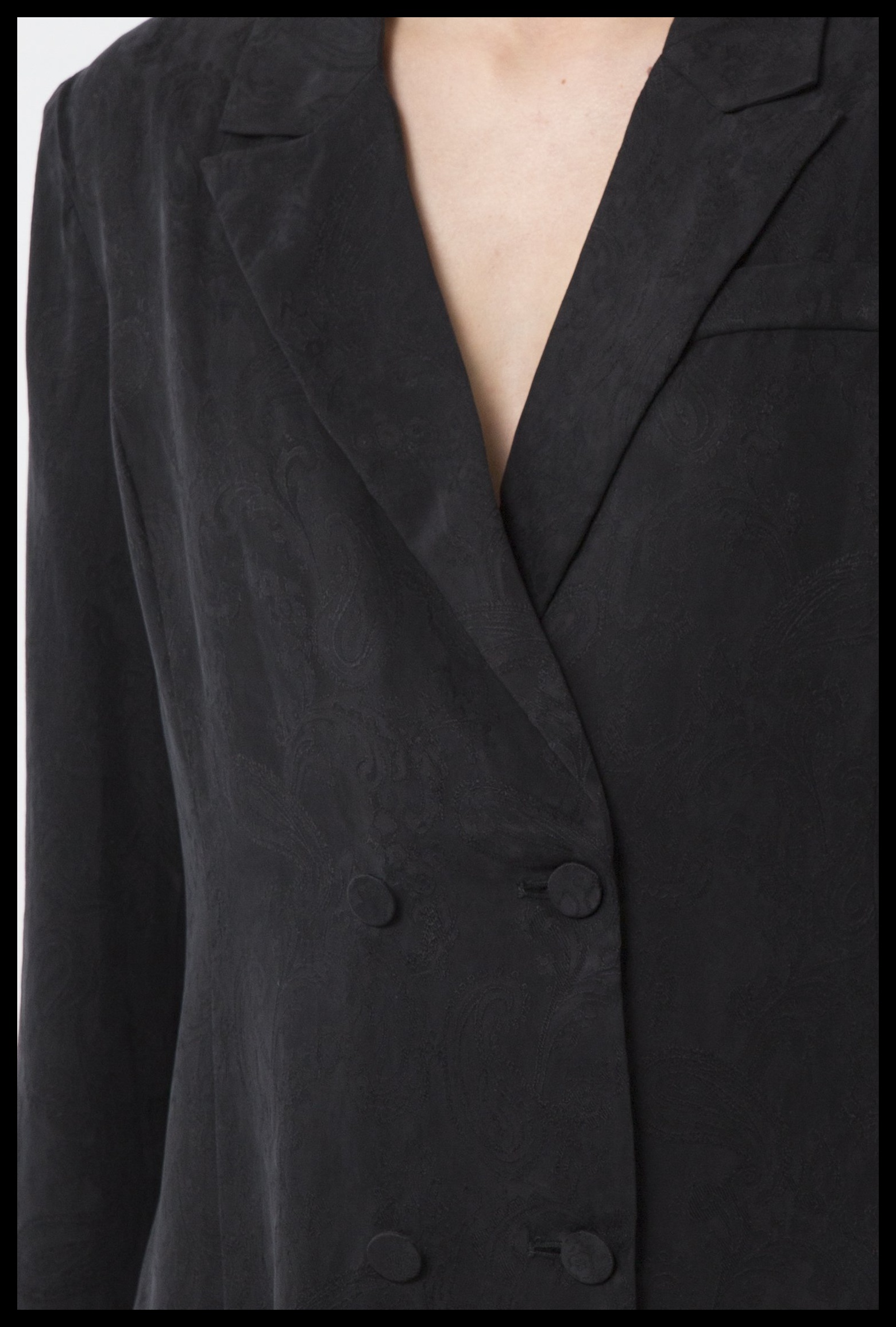 Paisley Blazer Dress Black 5...jpg