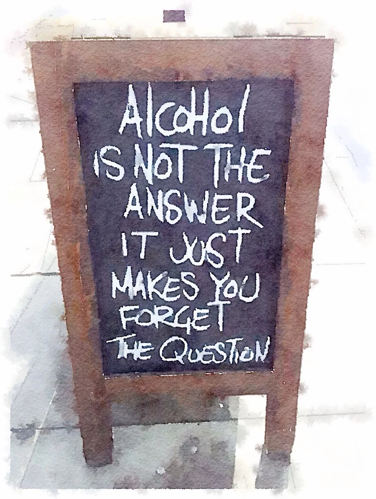 #tuesdayboozeday Quote of the Day : What's the Question?