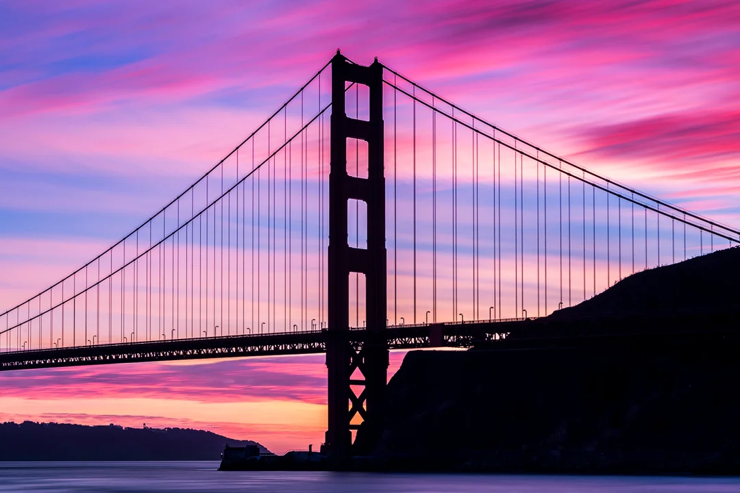 Winter's Golden Gate