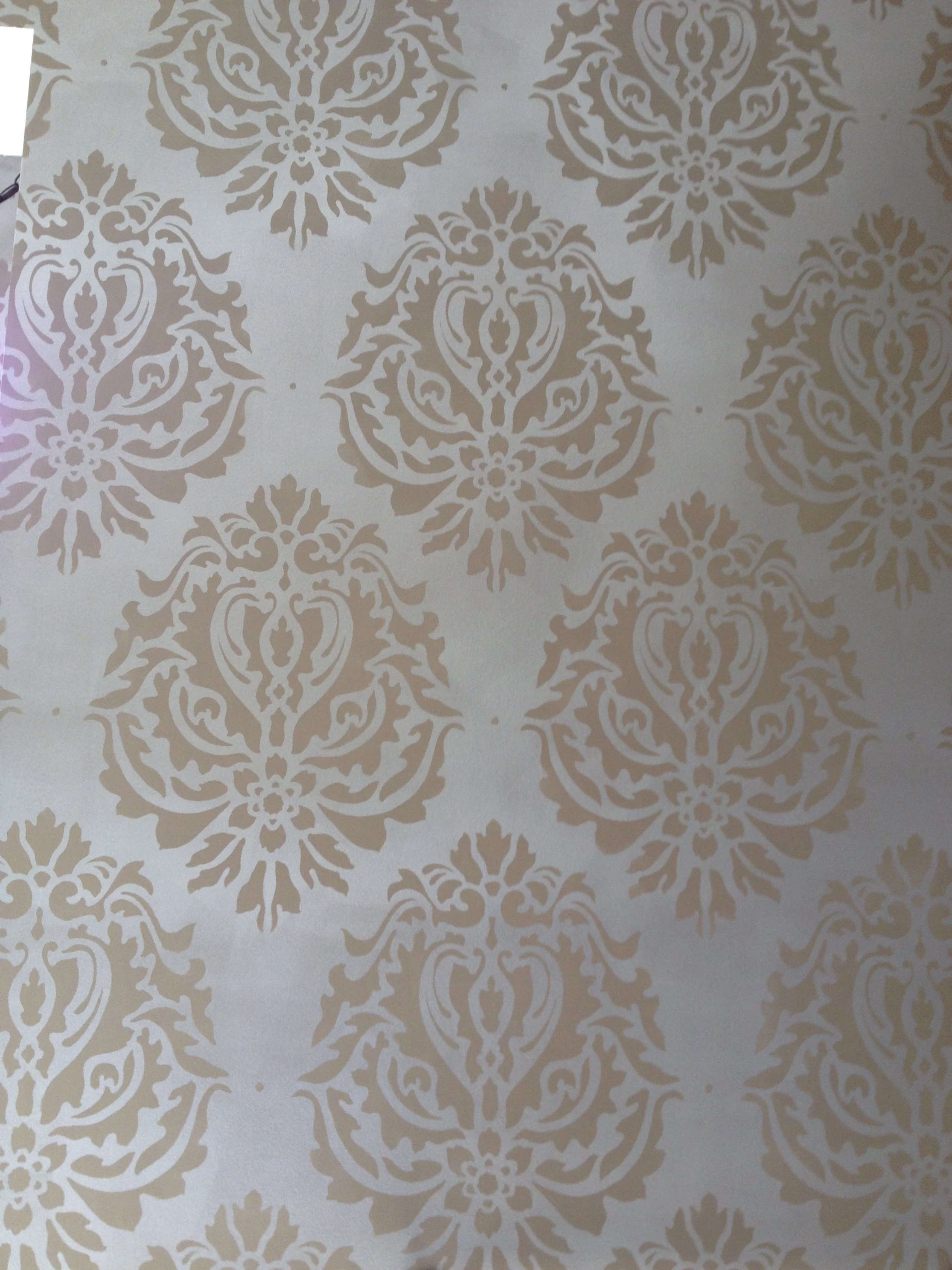 Stencil Primary Bath Damask — Kada Creative