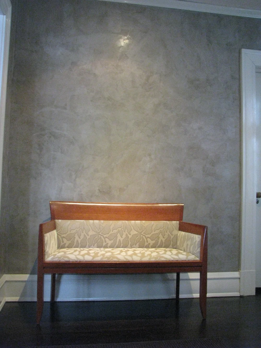 Venetian Plaster Entry — Kada Creative