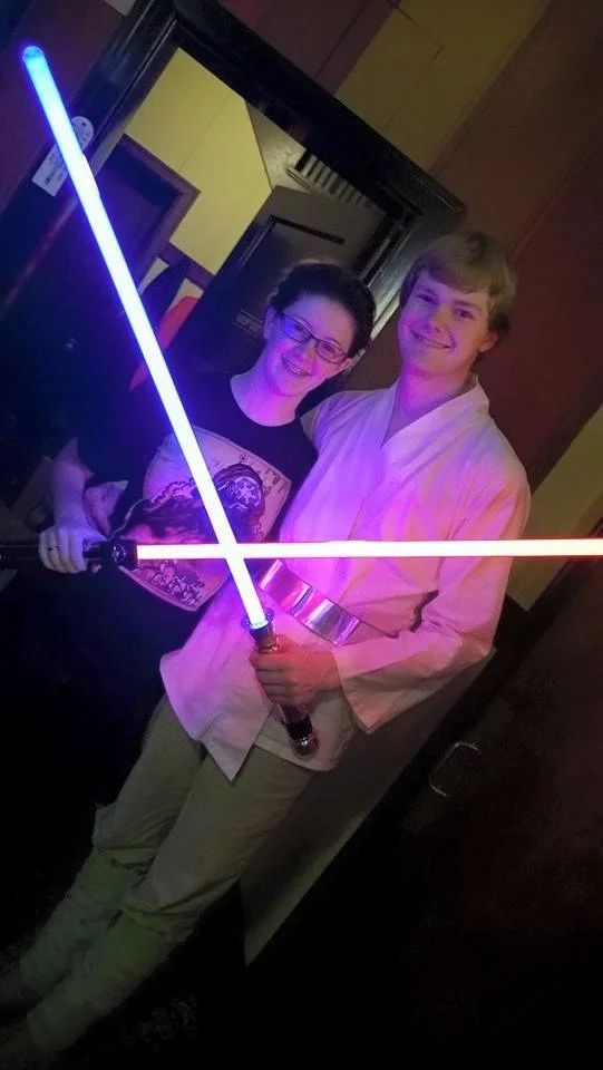 Newly engaged Dan and Andrea