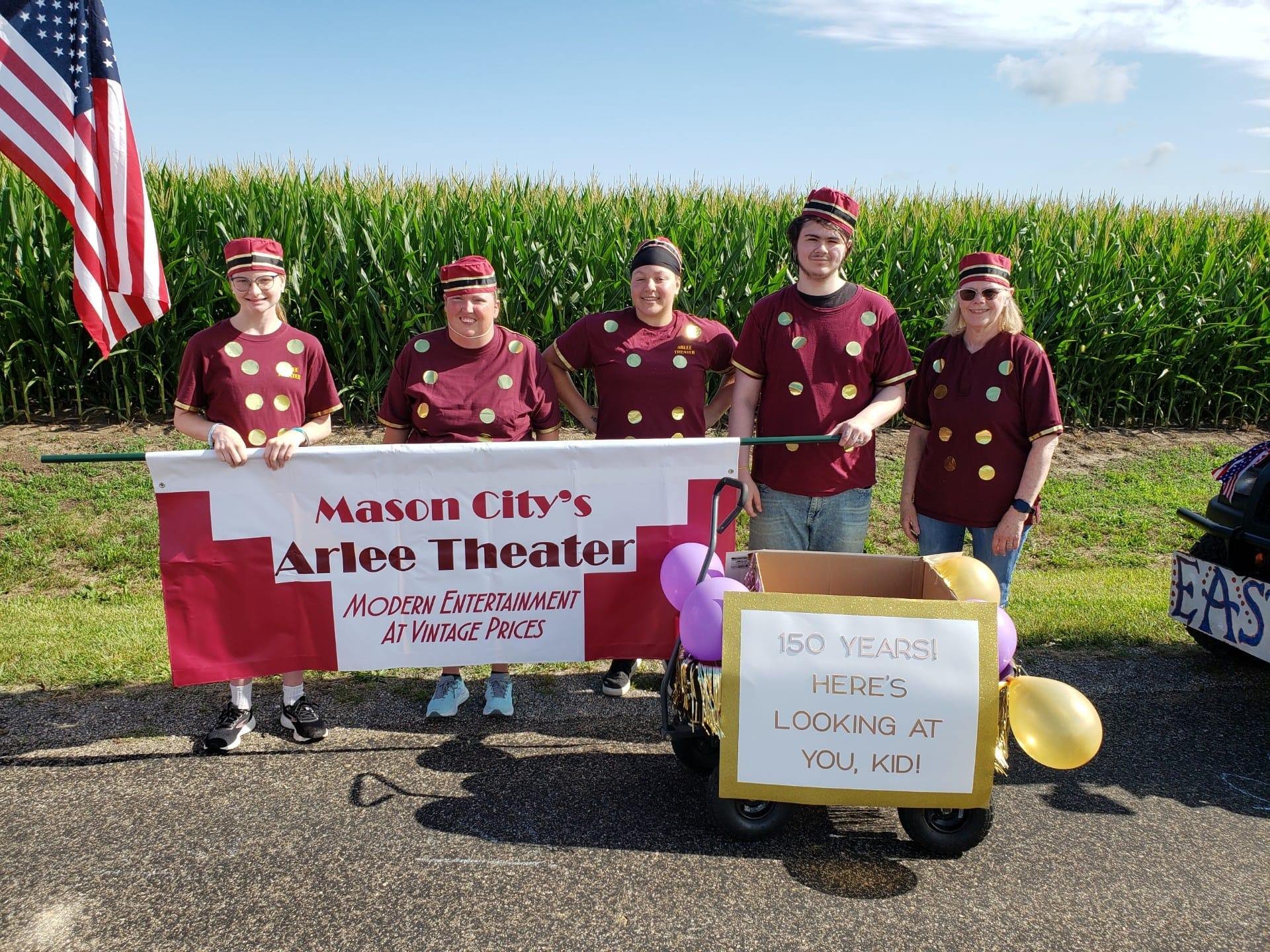  Arlee volunteers at Easton’s 150 Anniversary parade in July of 2023 