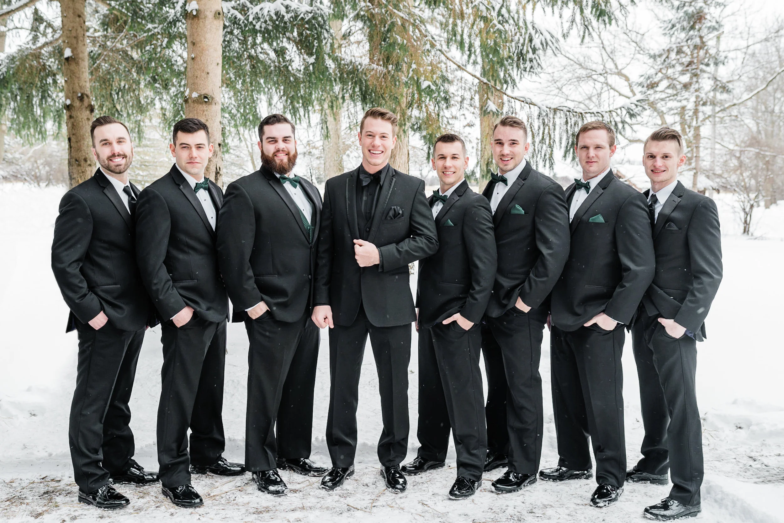 Golden Mast Inn Wisconsin Winter Wedding Gavyn Taylor Photo