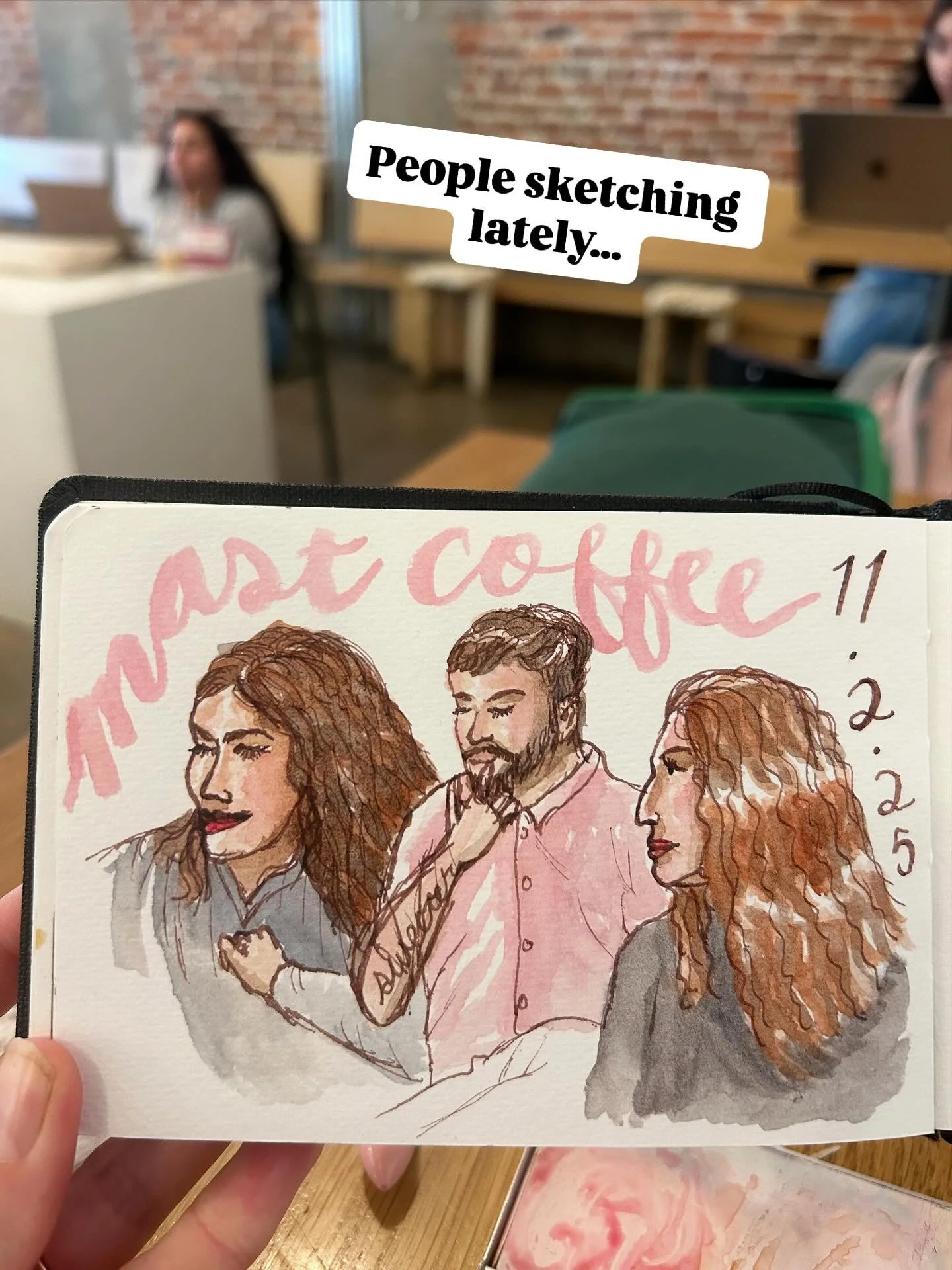 Sometimes I have time to watercolor on the spot &mdash; and sometimes I don&rsquo;t! So I&rsquo;ve been sketching with ink on location and watercoloring after the fact, when it makes sense. I appreciate the ability to capture an image quickly, knowin