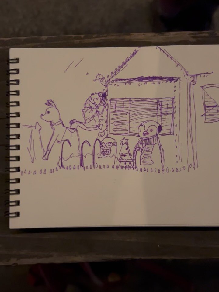 I&rsquo;m so impressed by the urban sketchers who braved the cold last night to sketch together! Our last meetup for @urbansketcherssacramento was a blast, despite it being 42 degrees! It&rsquo;s easier to withstand the cold when you&rsquo;re in the 