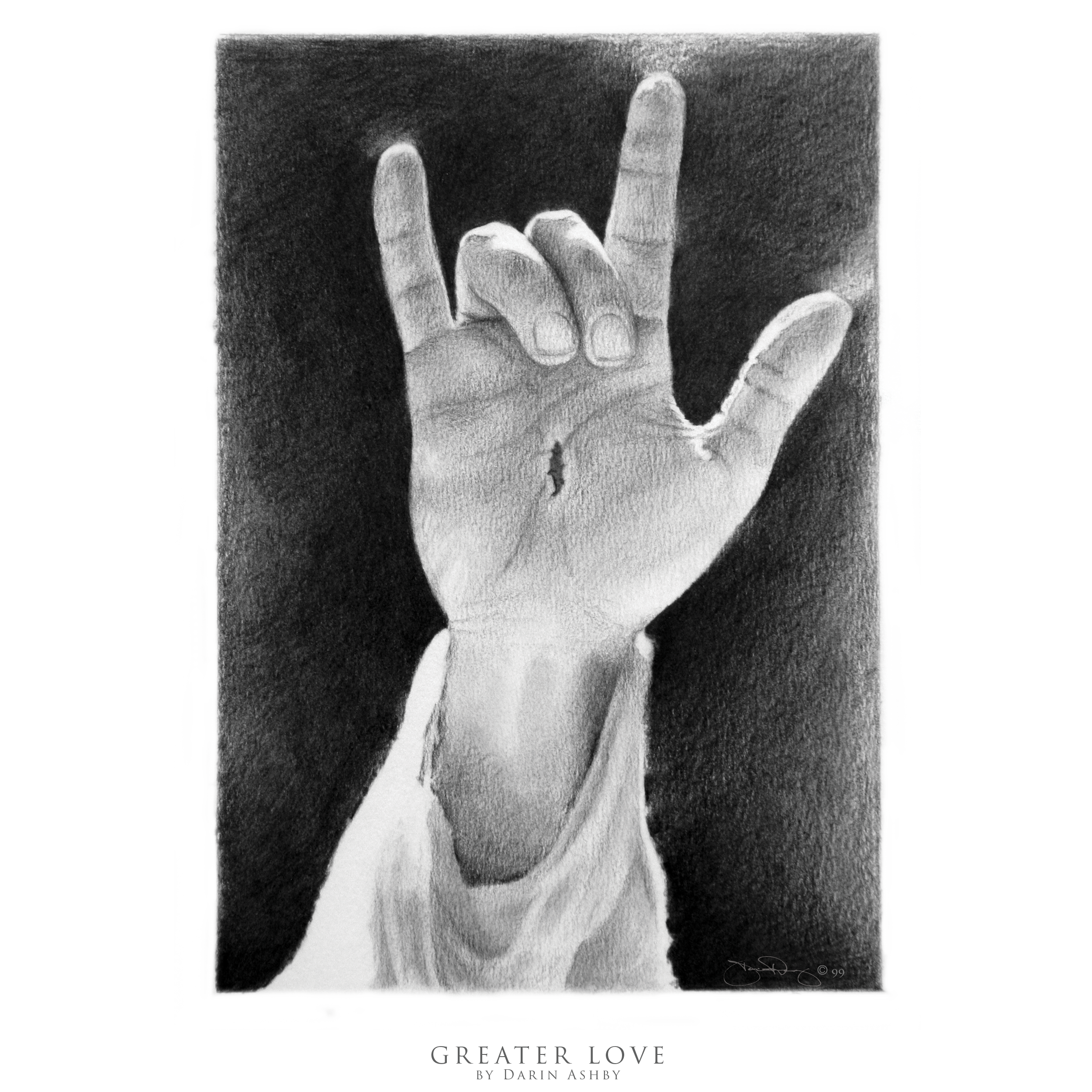 Greater Love 8x10 print