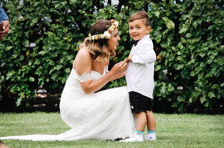 Rebecca & Rocky, his very own 'first look'. Photos by Bianca Brons.