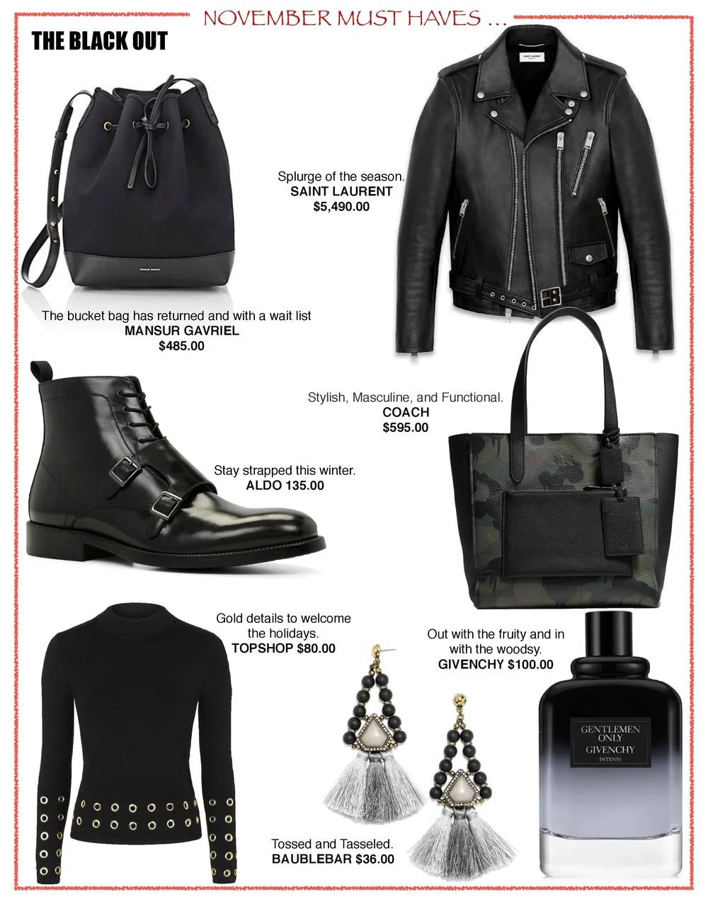 Must Haves: The Black Out