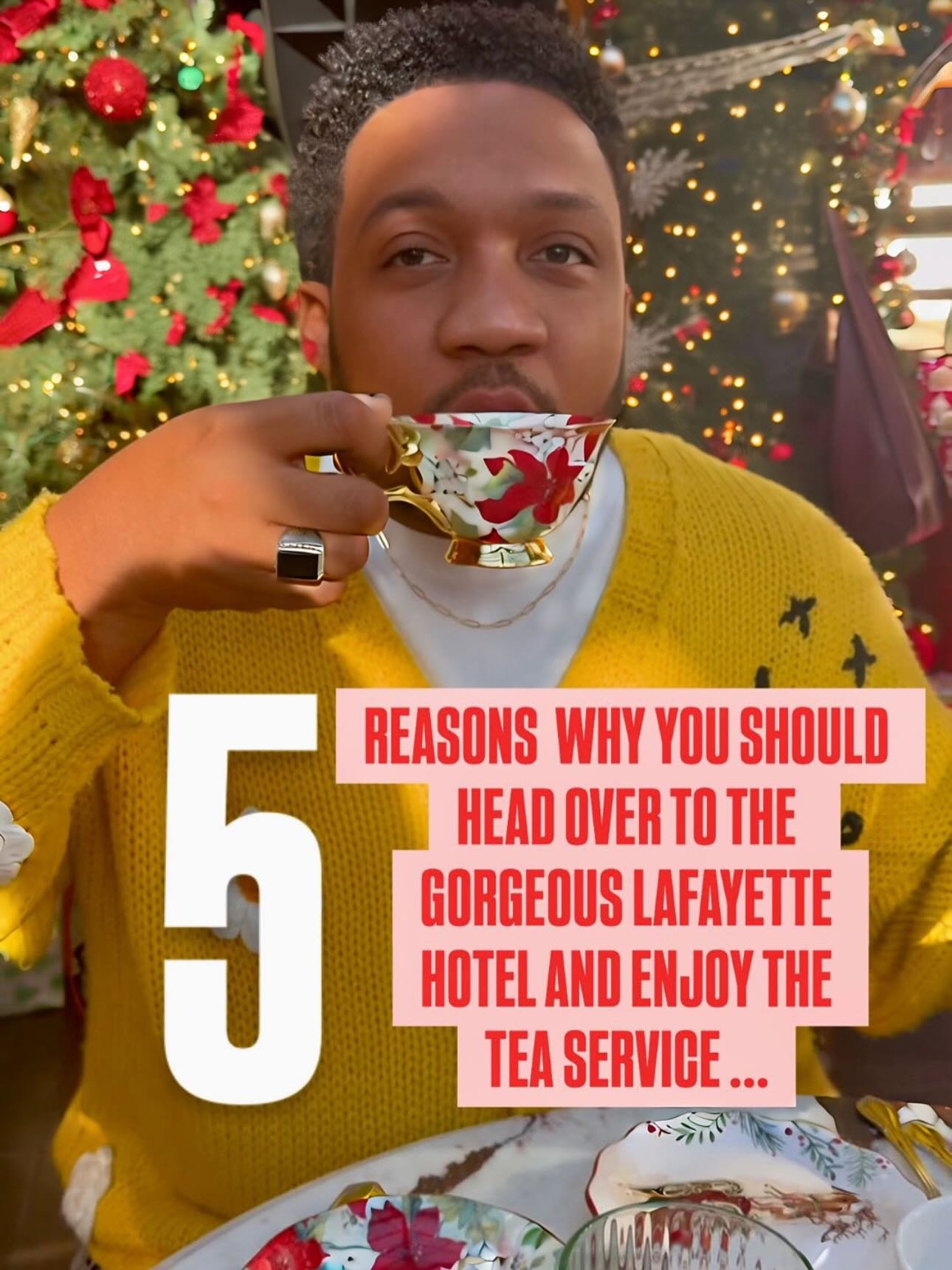 New on The Dean&rsquo;s List. Holiday Tea at the Lafayette Hotel. Five reasons it&rsquo;s the chicest experience of the season. If you love good style, good tea, and good vibes, this one is for you. (Link in bio)
.
.
.
.
.
.
.
.
.
.
.
.
.
#deanhallst