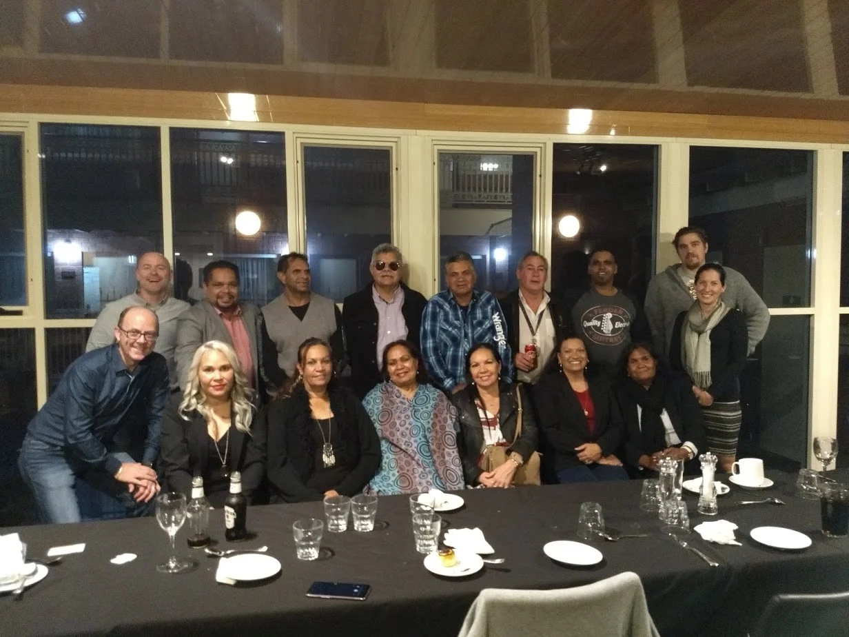 Final dinner with Goldfields mob