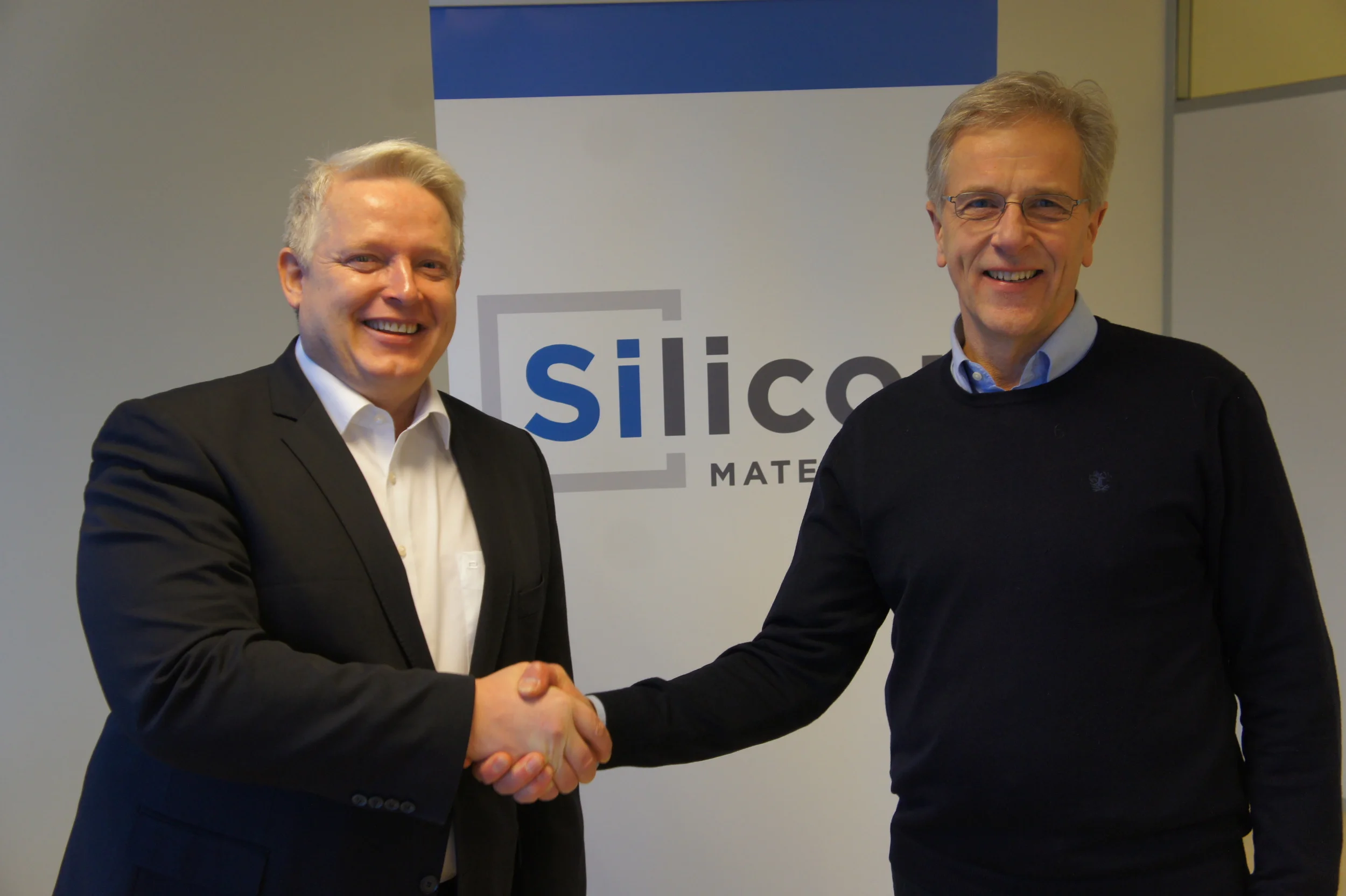 Davíð Stefánsson fulltrúi Silicor á Íslandi og Reynir Kristinsson stjórnarformaður Kolviðs.