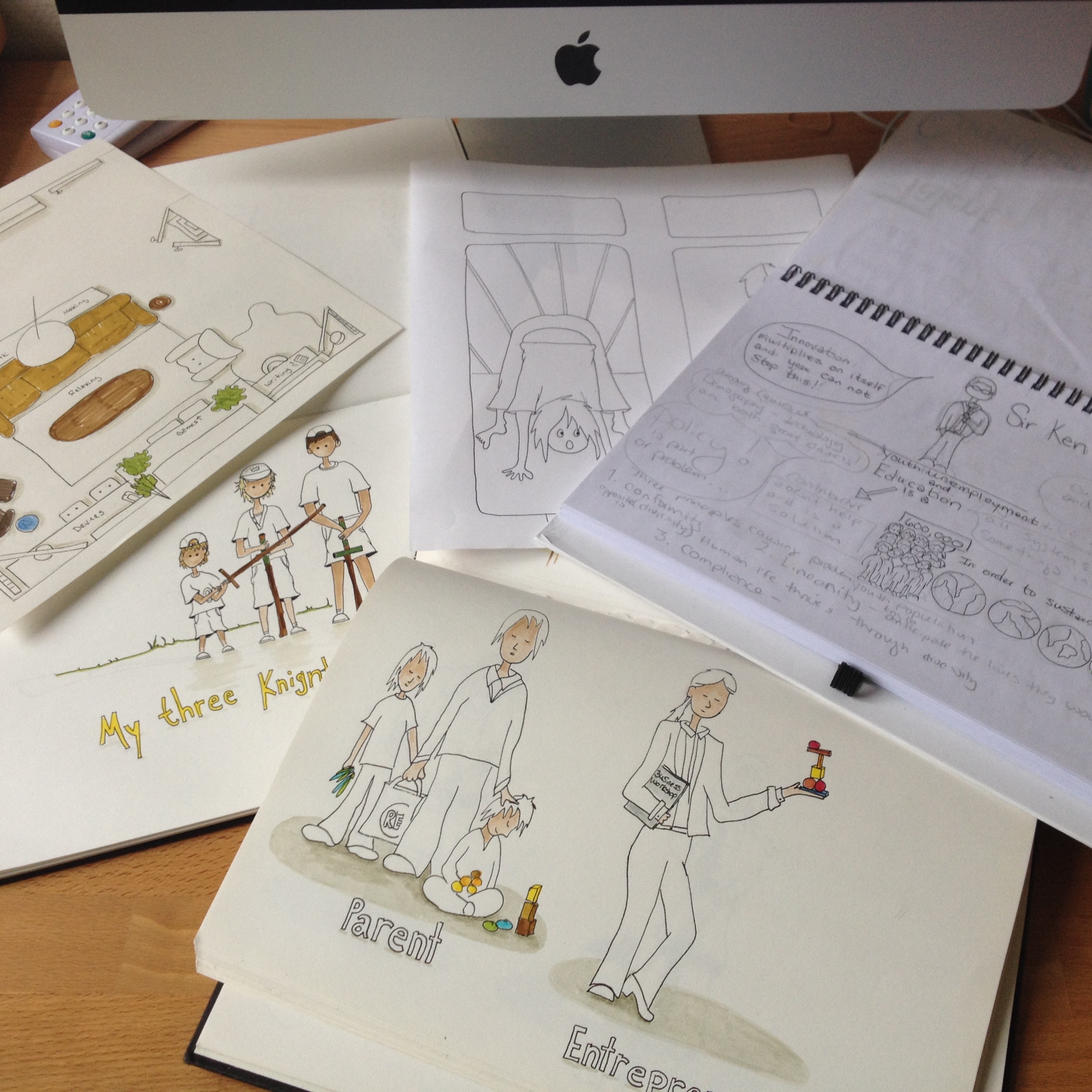 Various illustrations for clients