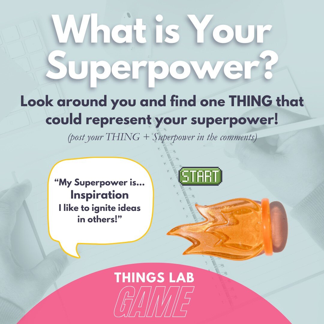 You did it! 🙌You got through the first full work week of 2024 😎 Time for a little fun? Below is one of the most popular THING GAMES. 

🦹&zwj;♀️ 🦸&zwj;♂️Superpower Discovery, and what better time to reflect on what you are good at than the beginni