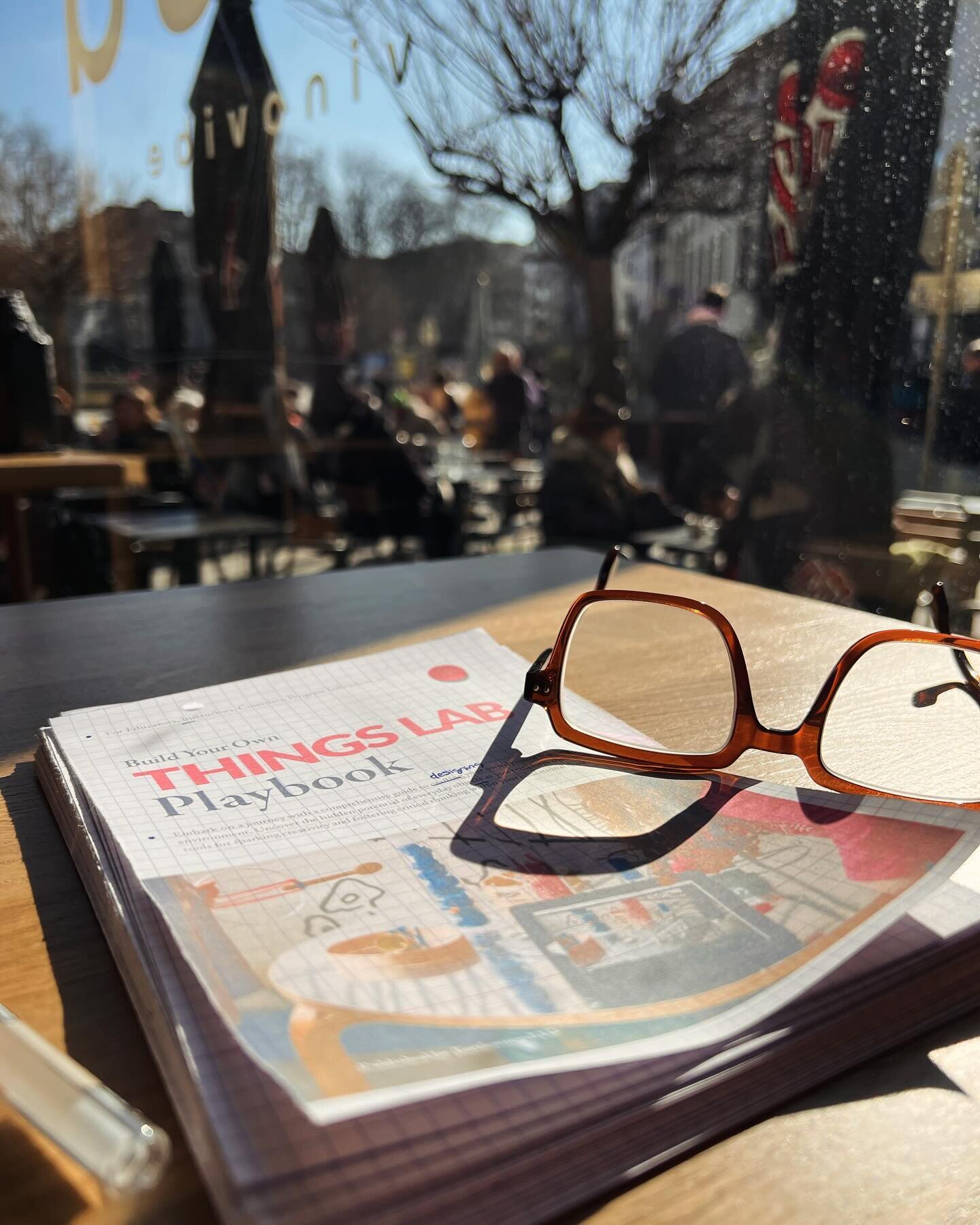Sun is out in Brussels, so I moved my final playbook tweaking to a cafe in the centre. 

Can&rsquo;t wait to send this to our founding members end of March.