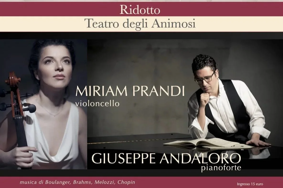 Recital Miriam Prandi &amp; Giuseppe Andaloro - Circolo Musicale La Lugnola, Carrara