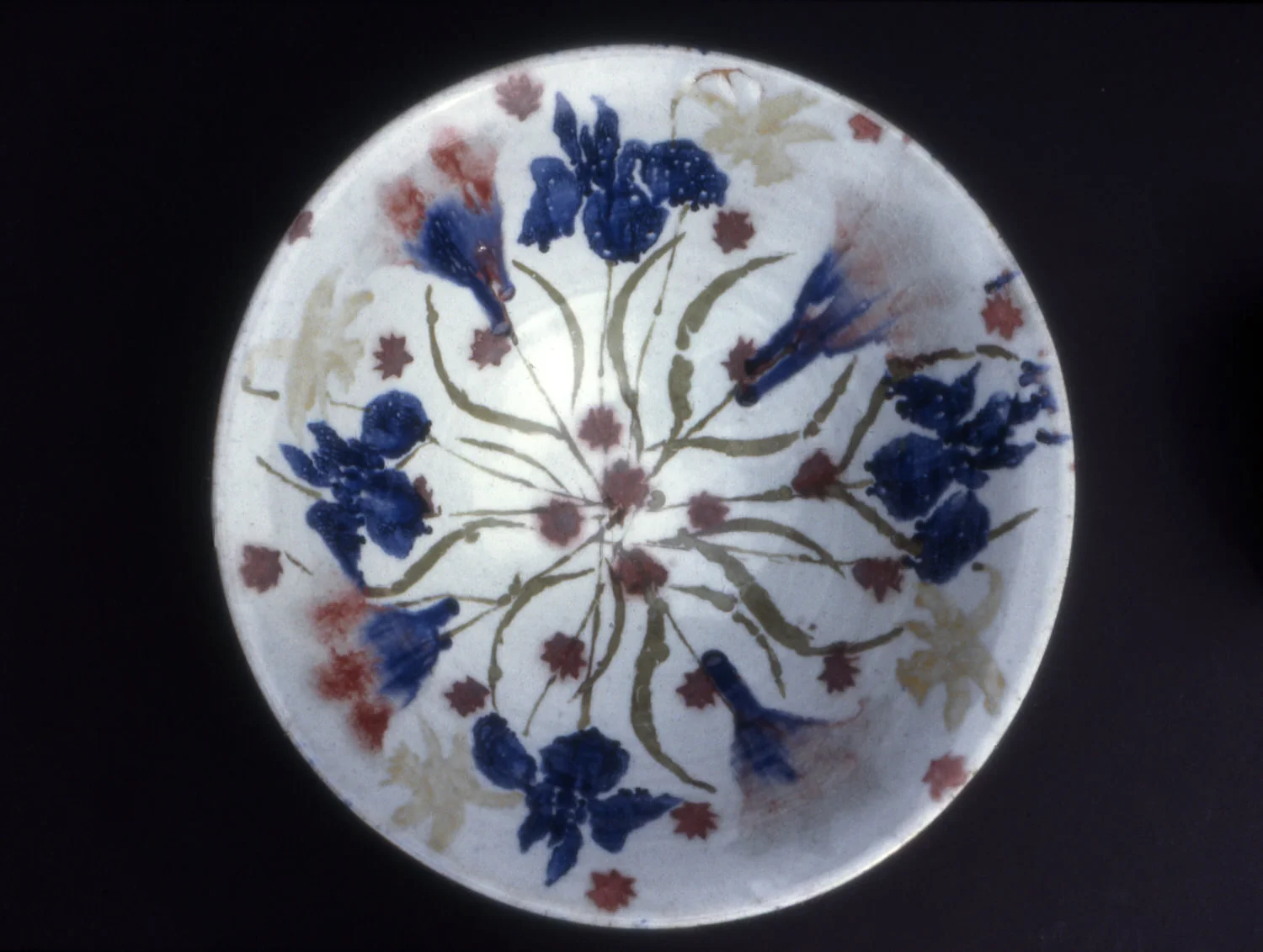 Iris Bowl 1983 diameter 18" (45cm)