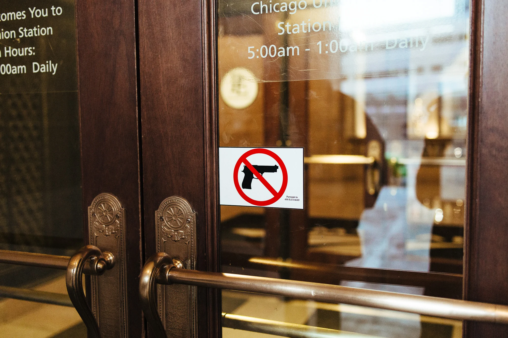 A gun-free-zone in Chicago, IL.