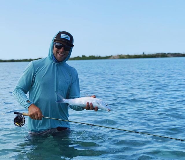 So glad that fishing is considered &ldquo;essential&rdquo; here in Florida. 
#bonefish #flyingfishcharters #flyingfishkw #keywest #floridakeys #socialdistancing #flyfishing #greyghost #bonefishonfly #shelterinplace