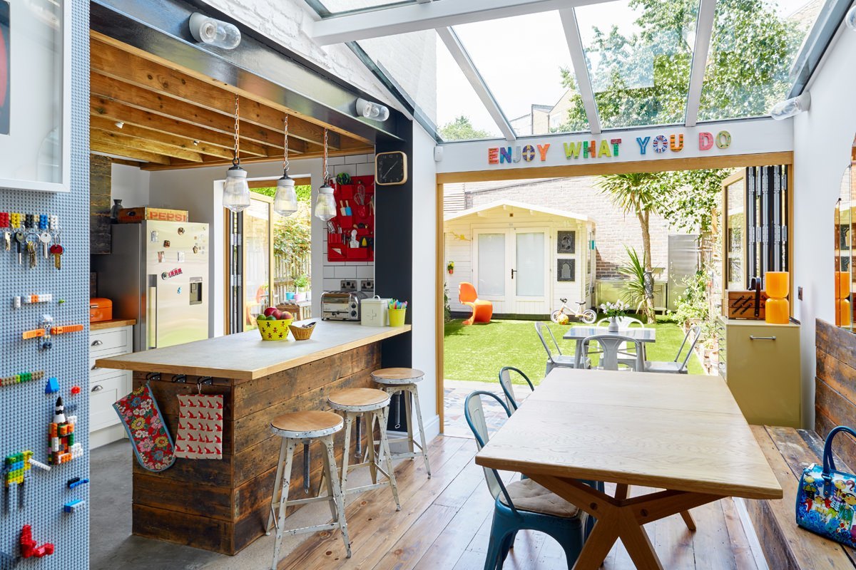 Opening up the space made a huge difference to the natural light.