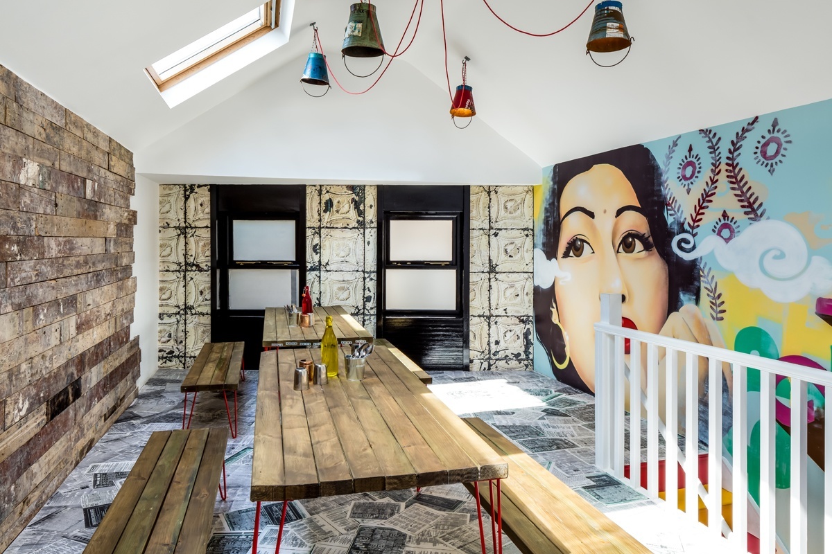 Chit Chaat Chai's unique look is shortlisted for Best Designed Independent Restaurant