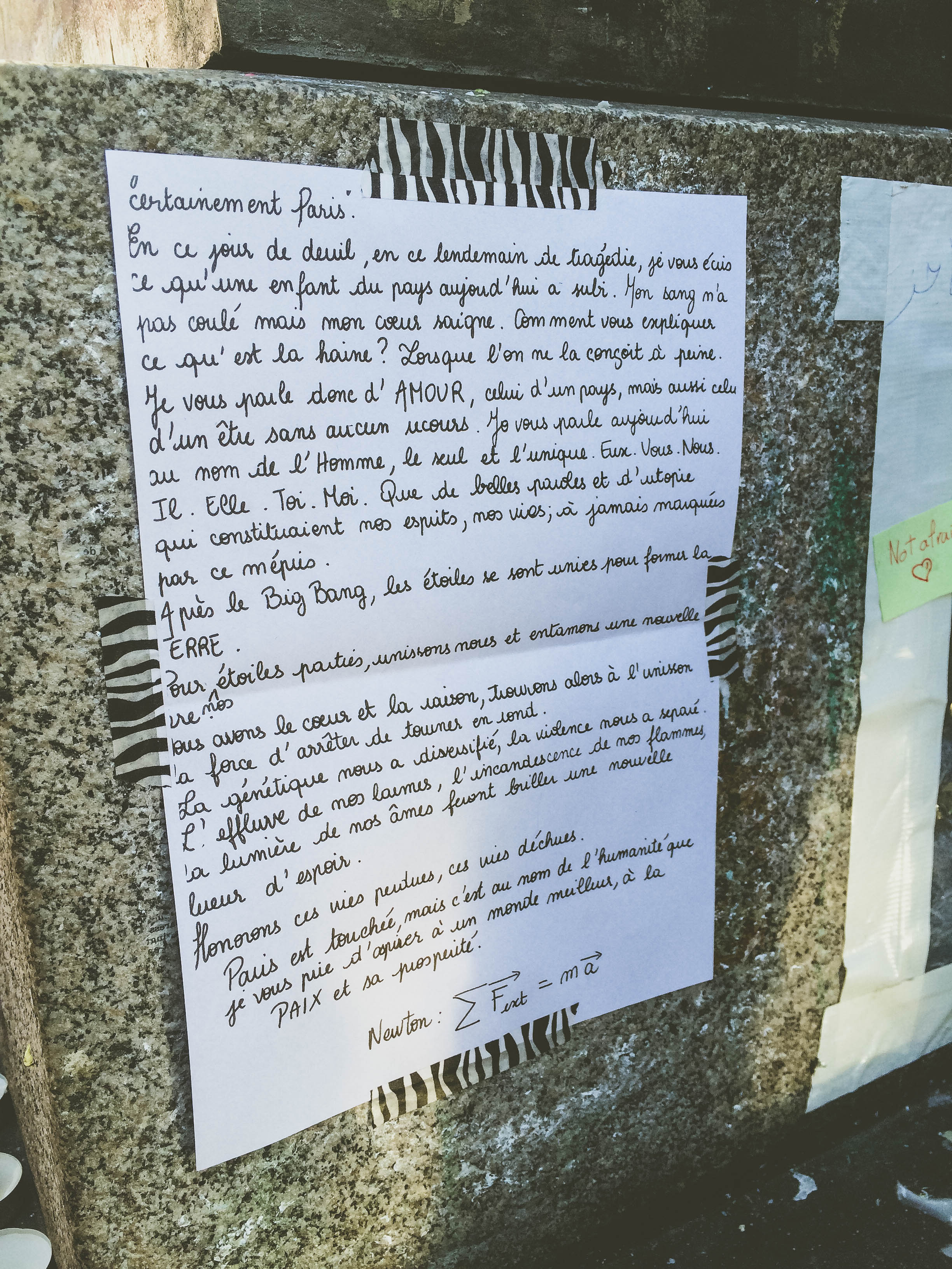 Place de la Republique memorial