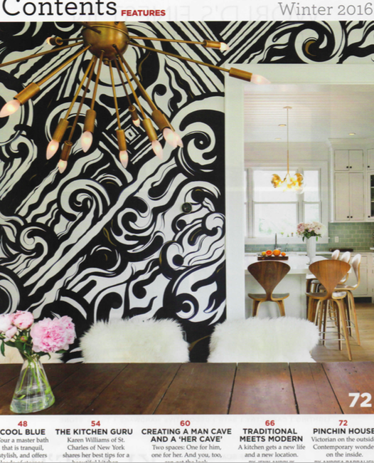 Westchester Home Magazine Winter 2016 , Pinchin House, Table of Contents