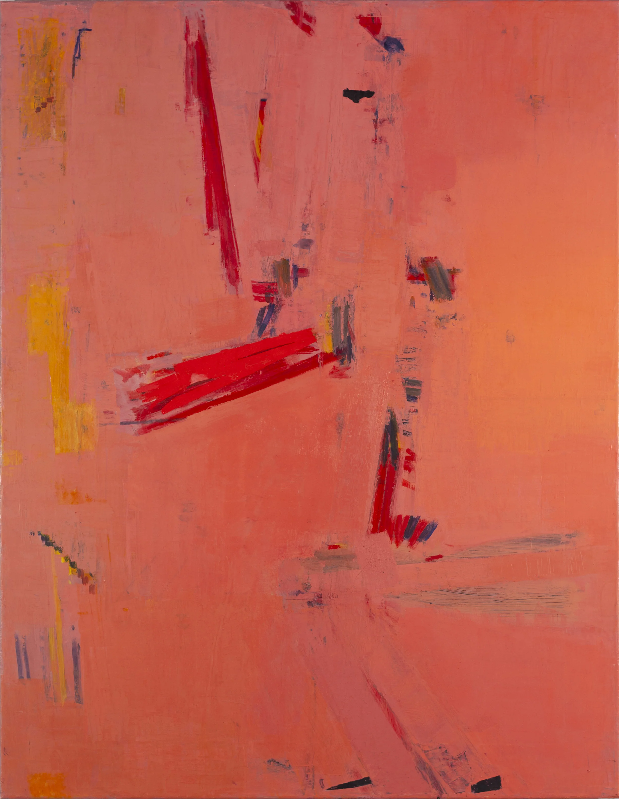 pitter patter , 2018 oil on canvas 41 x 32 in