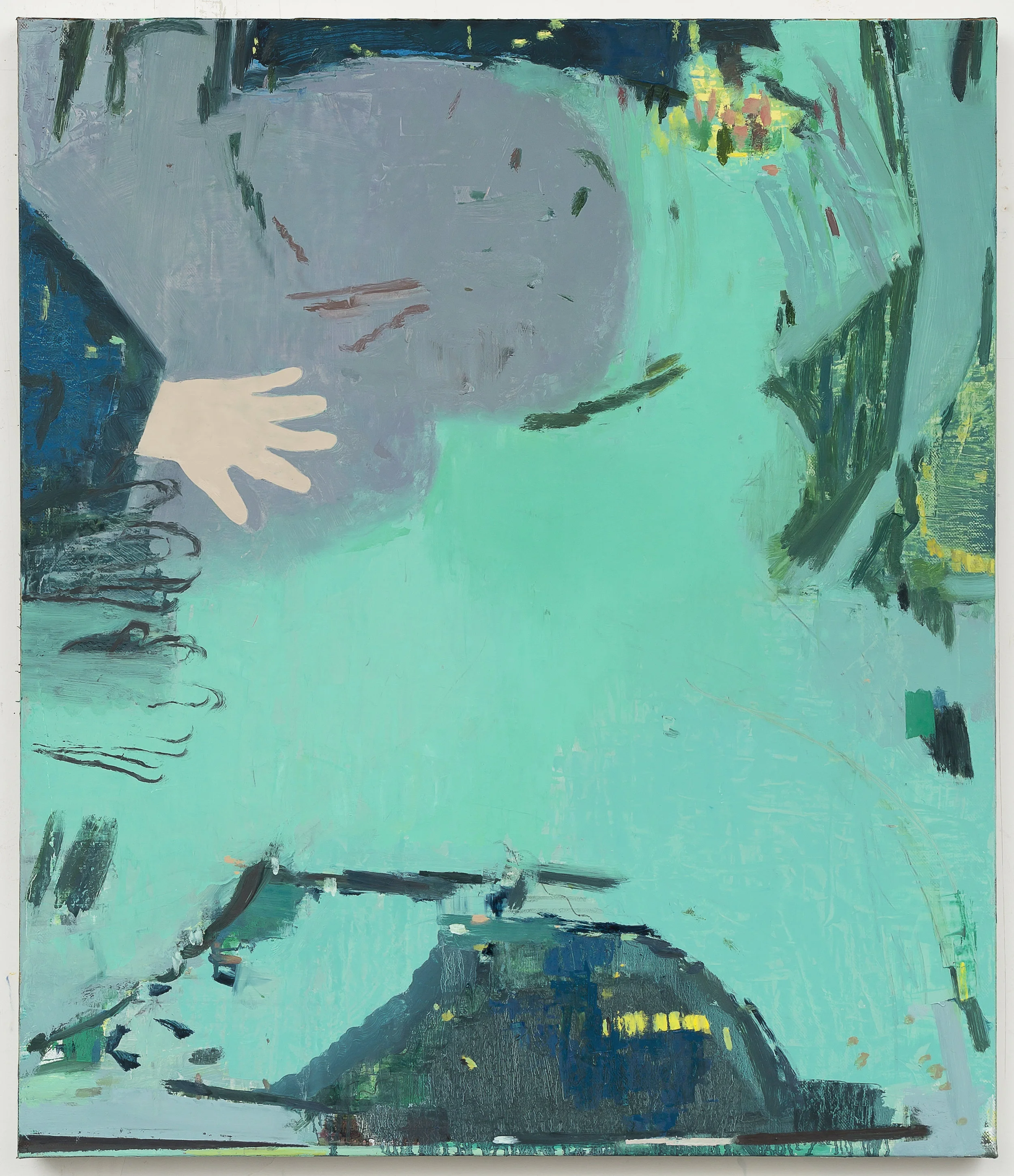 expulsion, 2019 oil on linen, 44 x 38 in