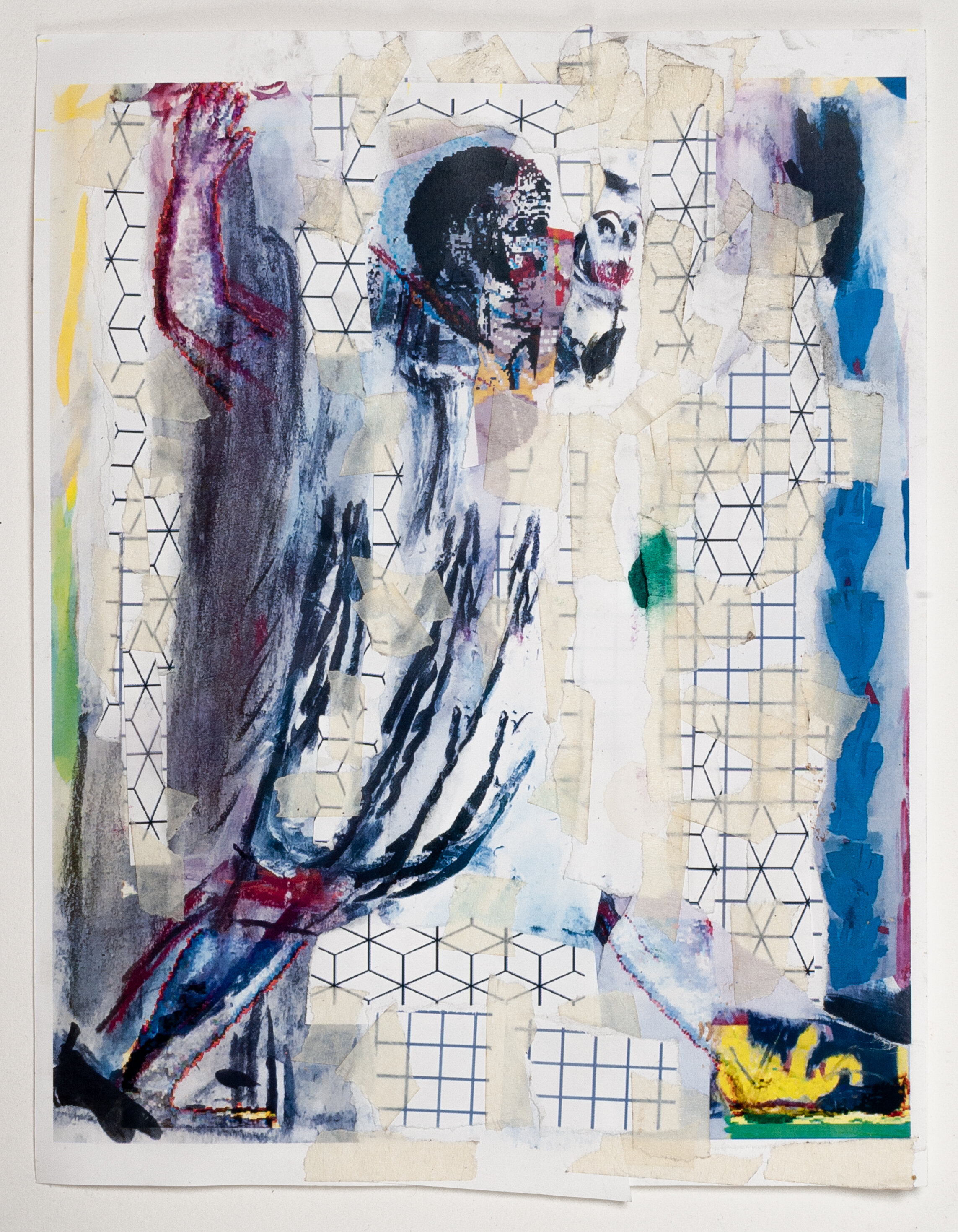   sm_wop2020_04 , 2020 mixed media and collage on paper, 11 x 8.5 in.  private collection  