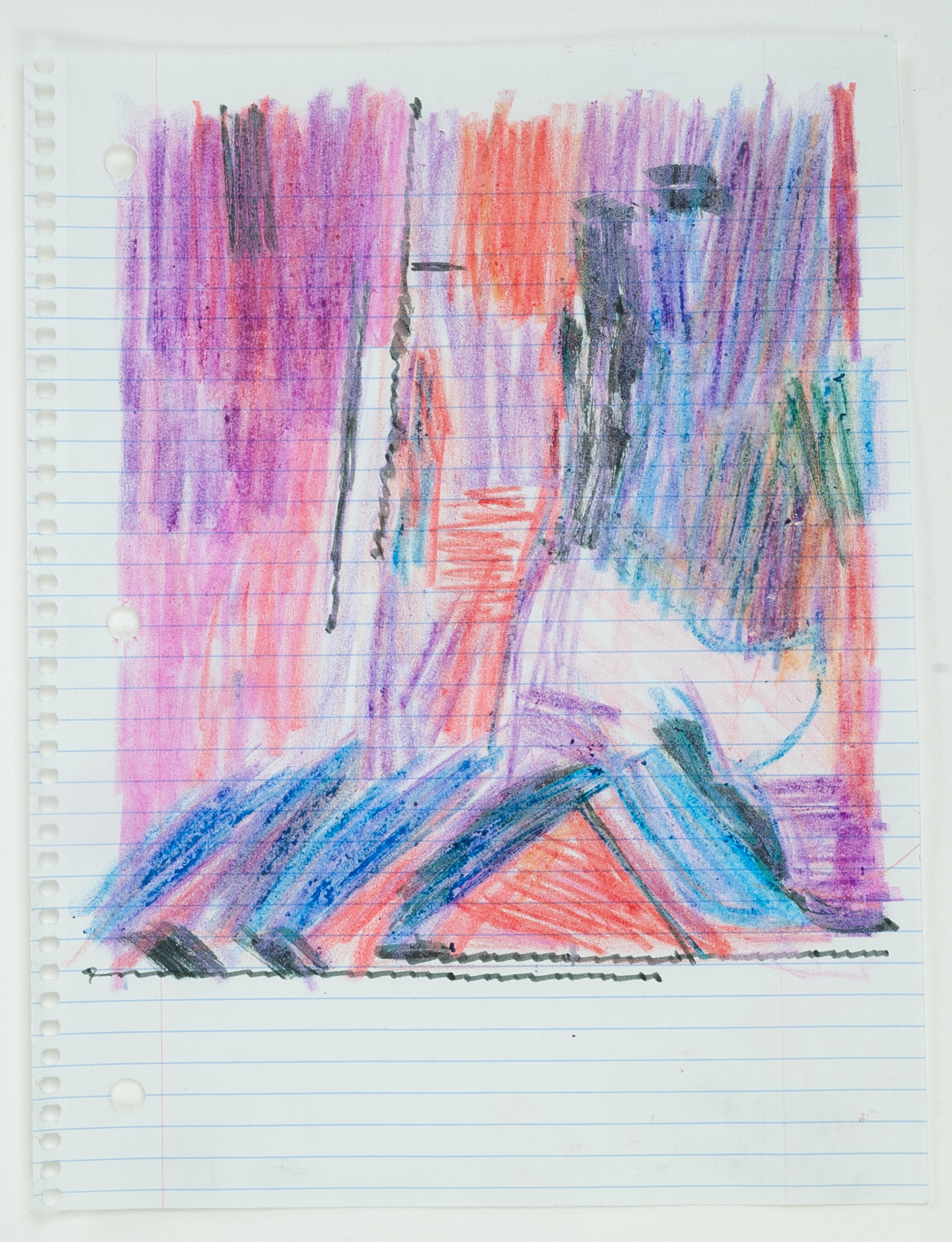   sm_wop2020_17 , 2020 crayon and ink on paper, 11 x 8.5 in. 