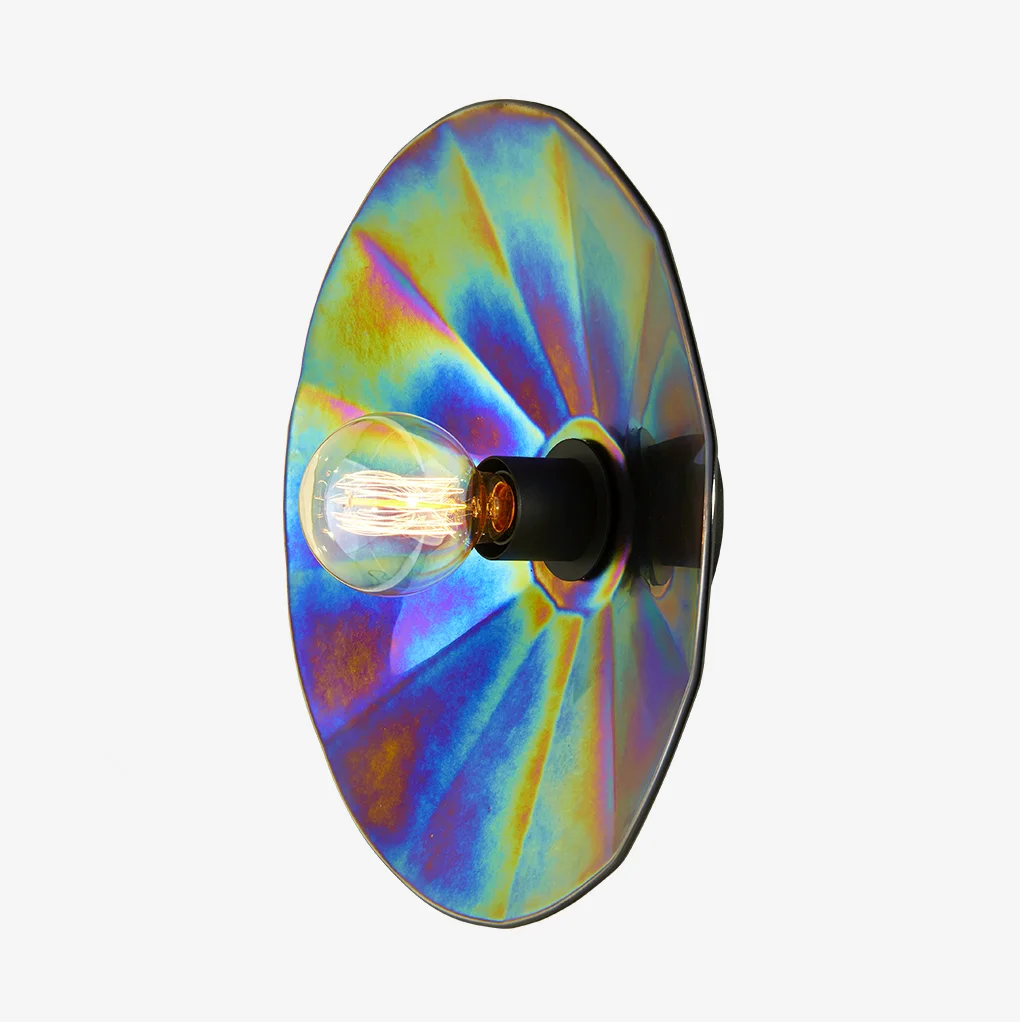 Applique ZENITH / FRACTALE S finition IRIS