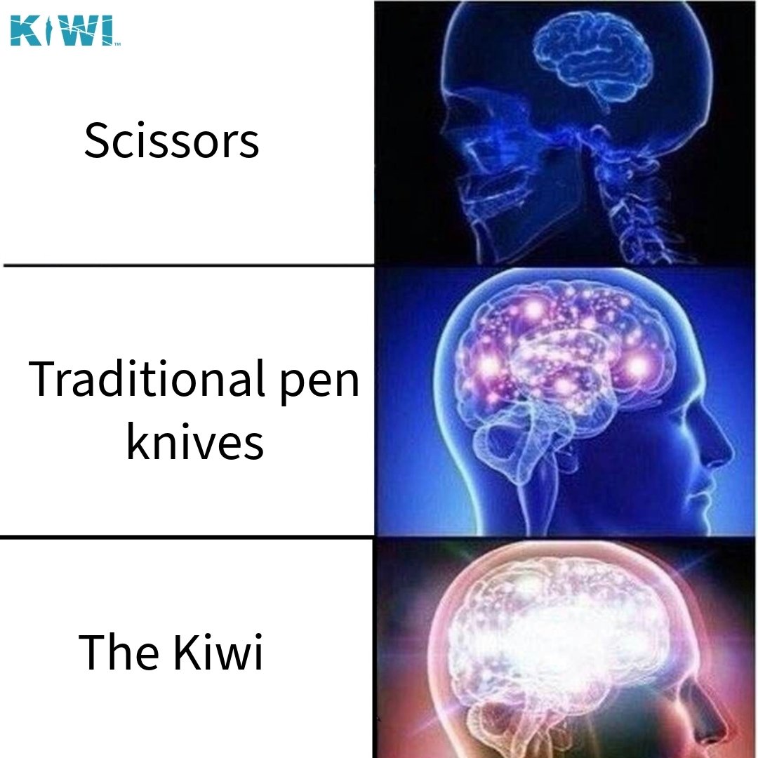 Why settle for less? ✂️ Traditional tools are no match for the precision and comfort of the Kiwi&trade; Pen Knife. 🚀 Level up your crafting game today with the Kiwi&trade;! 🧠✨