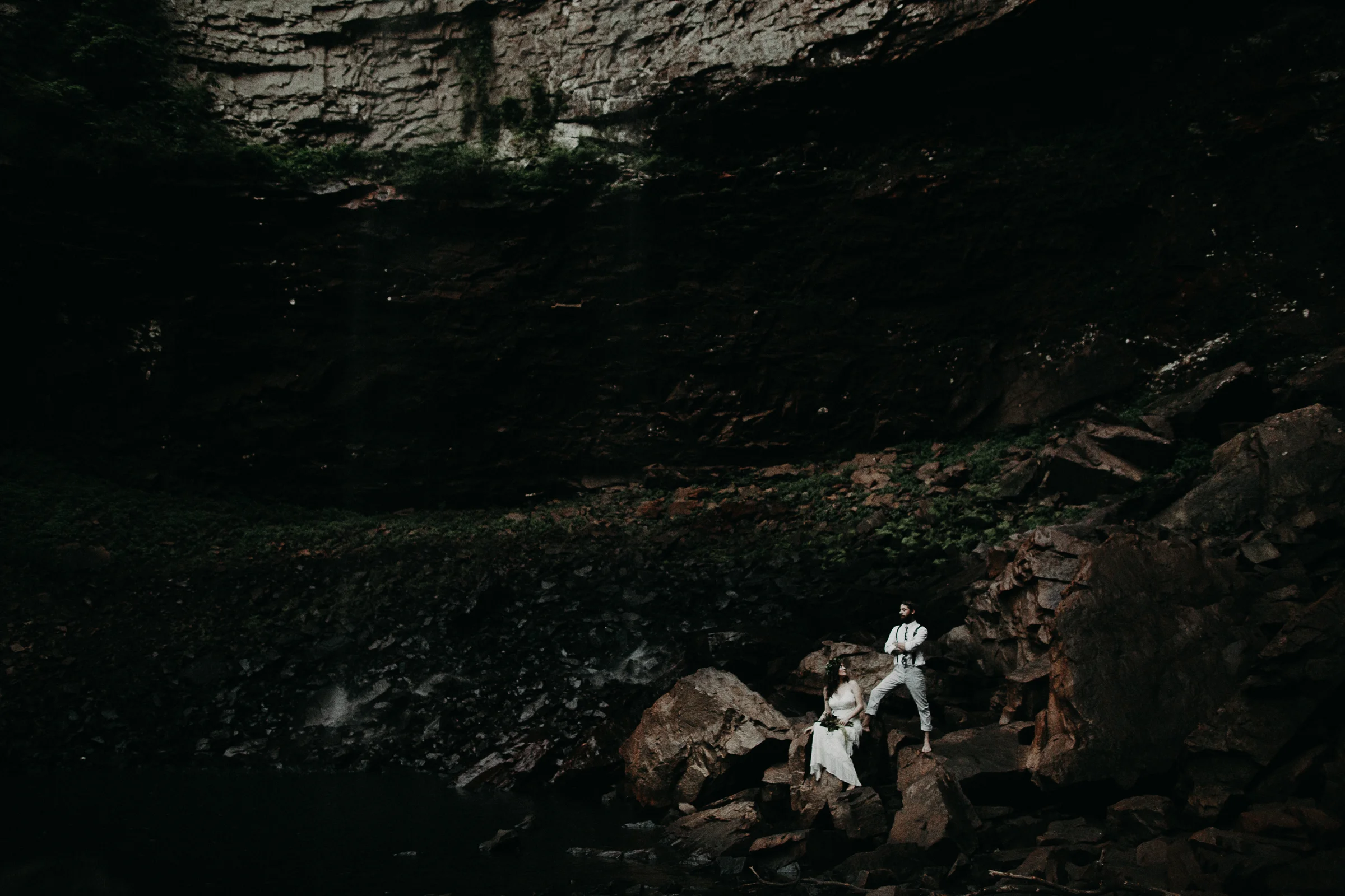 Shenea &amp; Taylor Fall Creek Falls Anniversary Shoot - Spencer -TN Wedding Photographer 