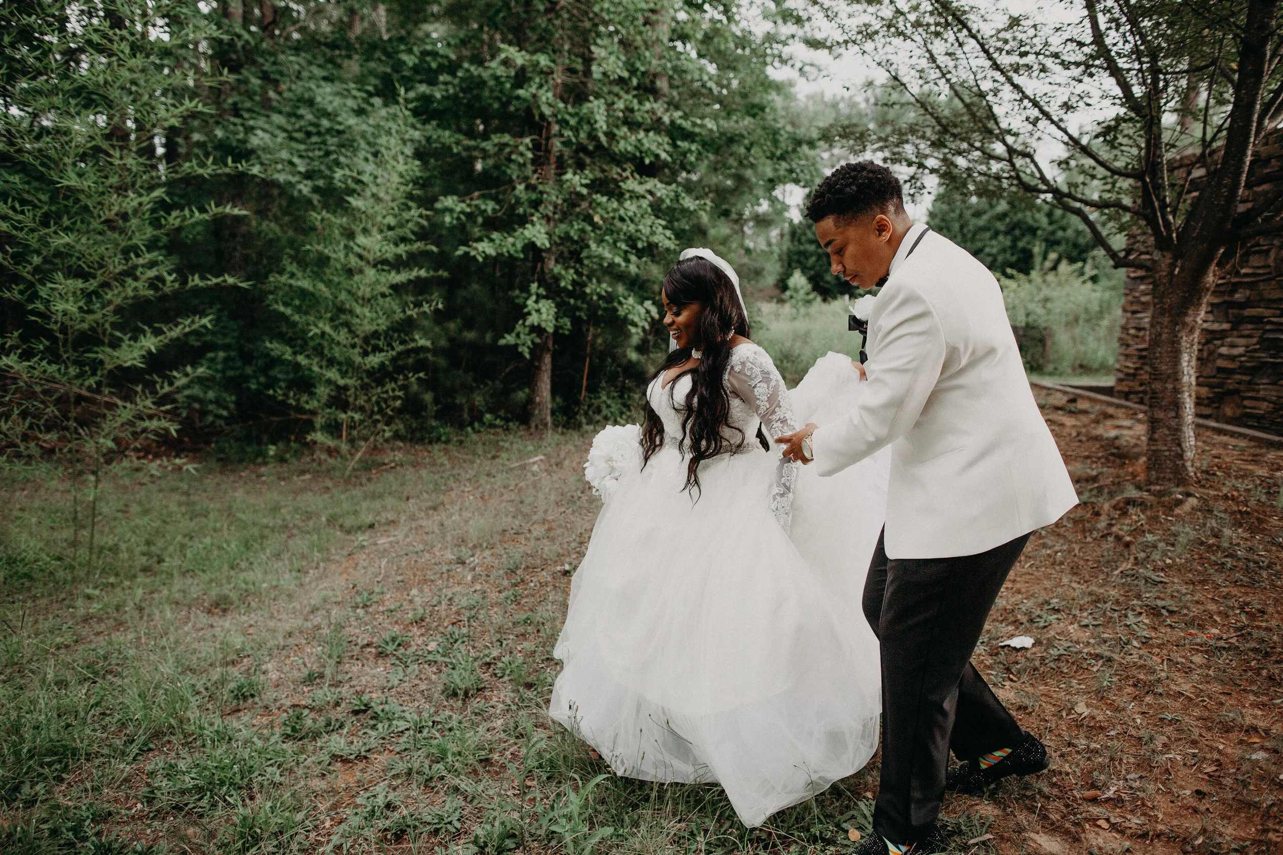 Princess and Brittany Atlanta Destination Wedding - Atlanta Wedding Photographer