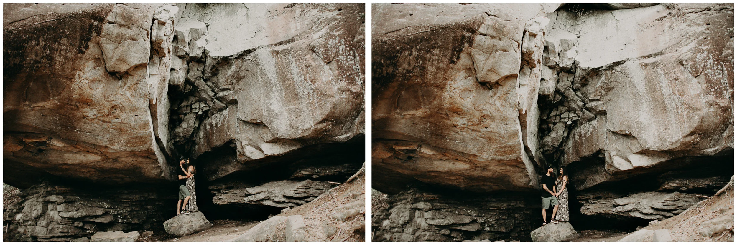 Cloudland canyon, whaterfall georgia, couples waterfall engagement 13.jpg
