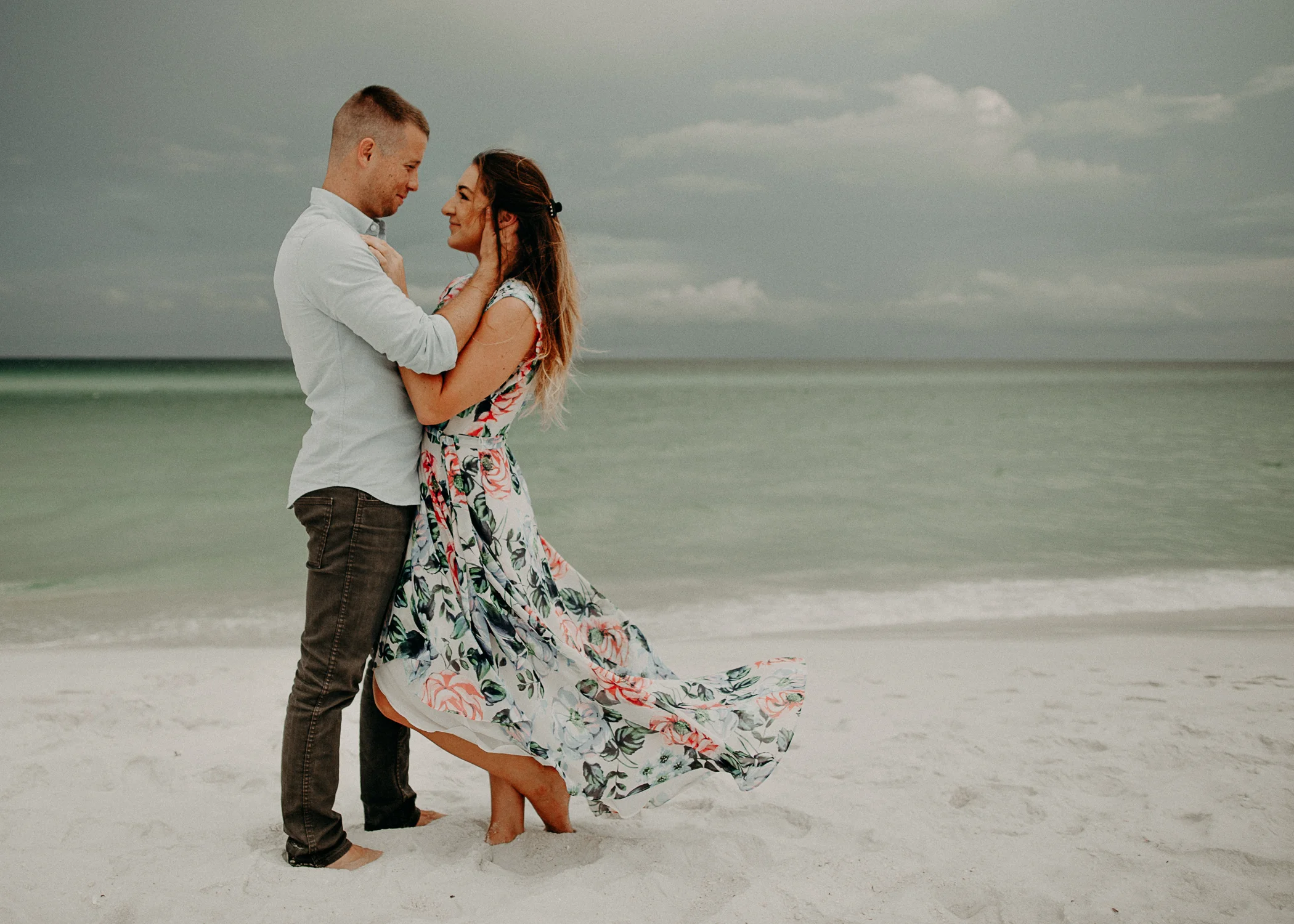 Ashley & Derek - Navarre Beach Sunset Love Session 