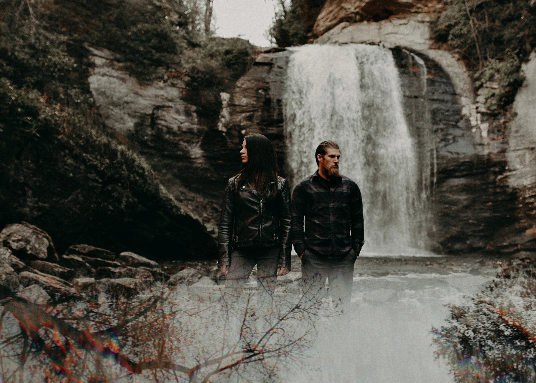 Nicole & Anthony || Looking Glass Falls | Blueridge Mountains - NC || North Carolina Wedding Photographer |