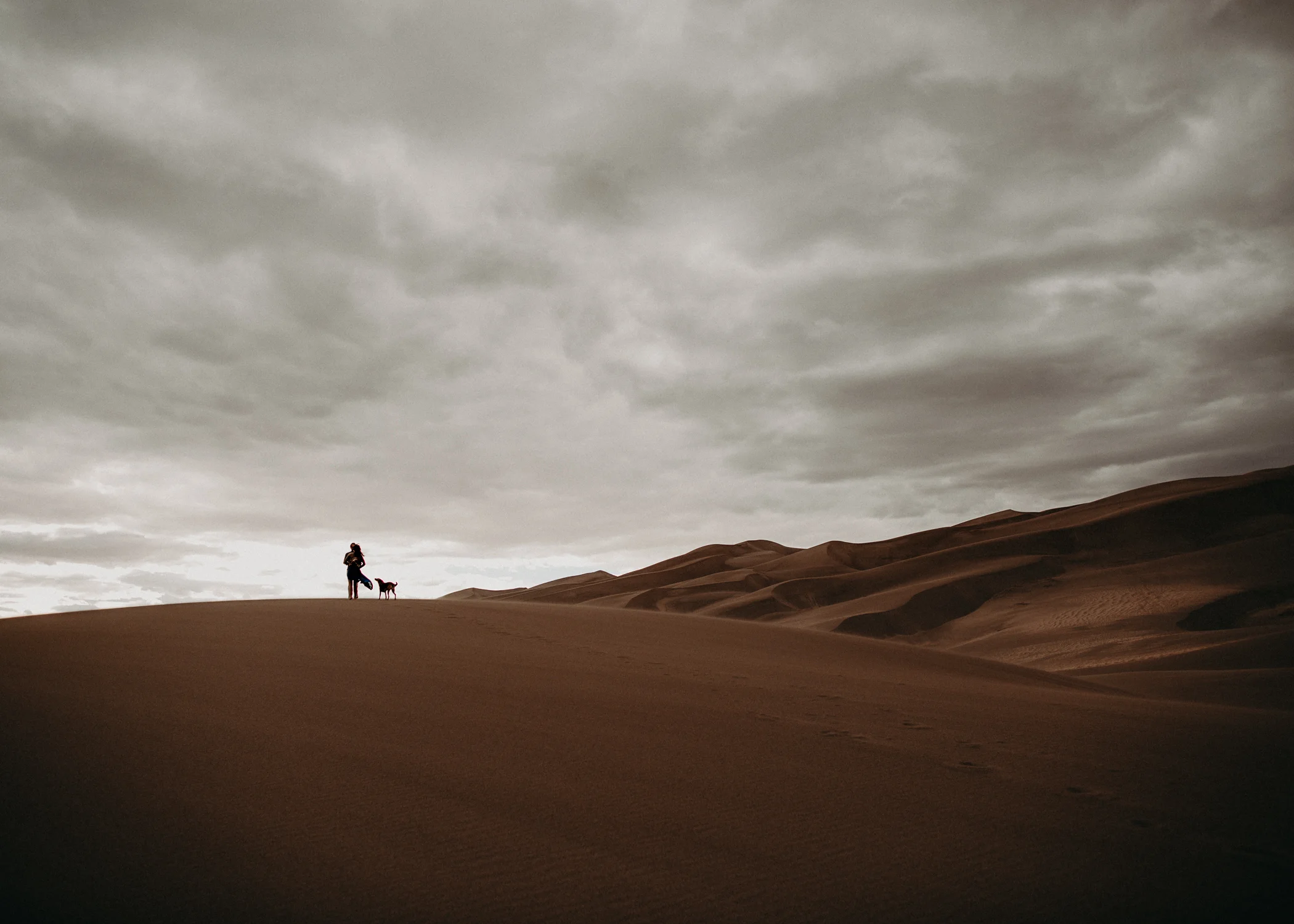 Katherine and Asa's Great Sand Dunes Engagement Shoot in Colorado 