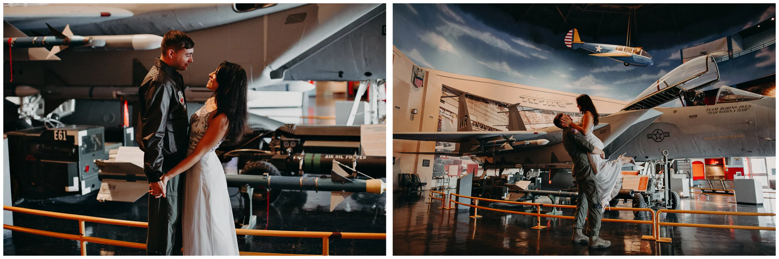 4 Museum of aviation engagement shoot - preview - Aline Marin Atlanta Photographer .jpg