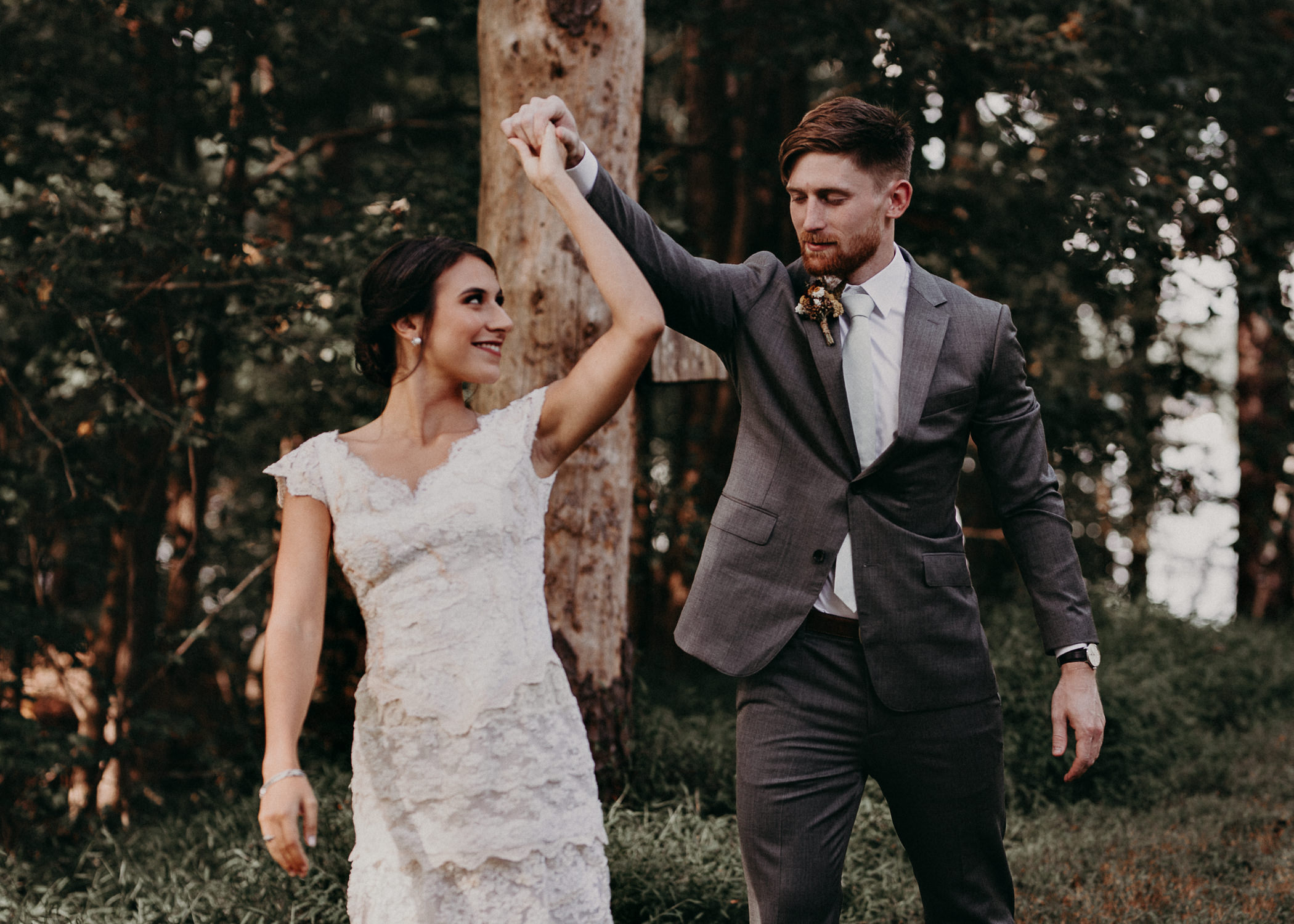 42 Bride & Groom first look before the ceremony on wedding day - Atlanta Wedding Photographer .jpg