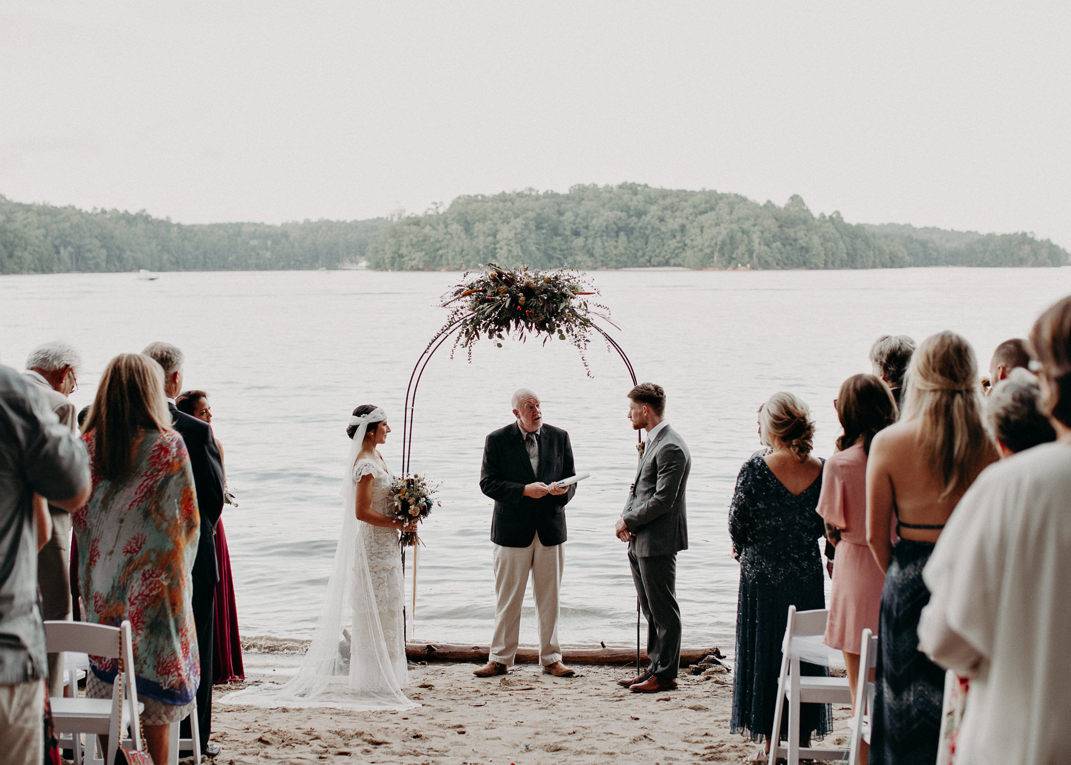 98 - Bride walking down the aisle -  Wedding Ceremony - Destination Wedding : Beach : Lake Wedding Atlanta Wedding Photographer .jpg