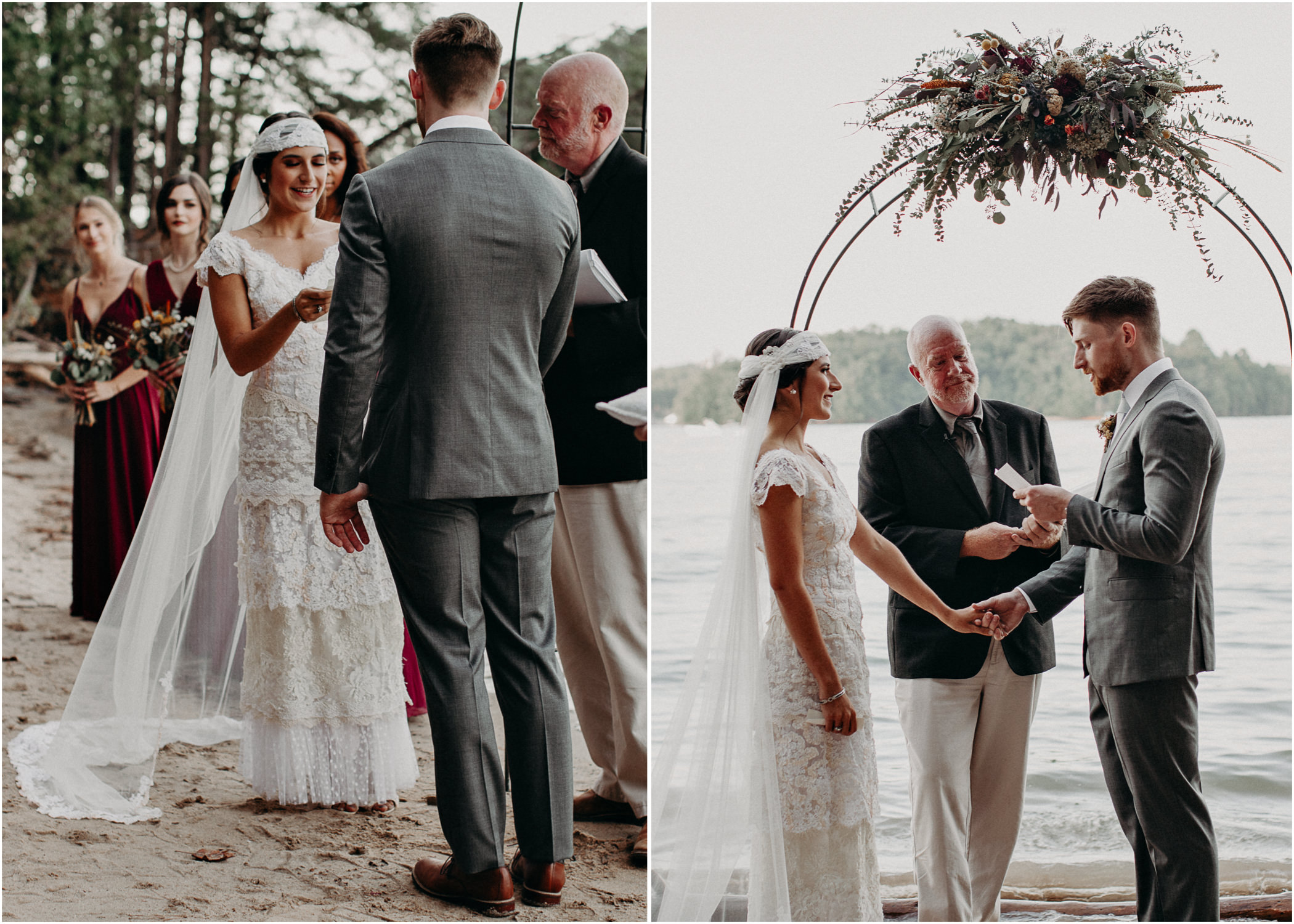 100 - Bride walking down the aisle -  Wedding Ceremony - Destination Wedding : Beach : Lake Wedding Atlanta Wedding Photographer .jpg